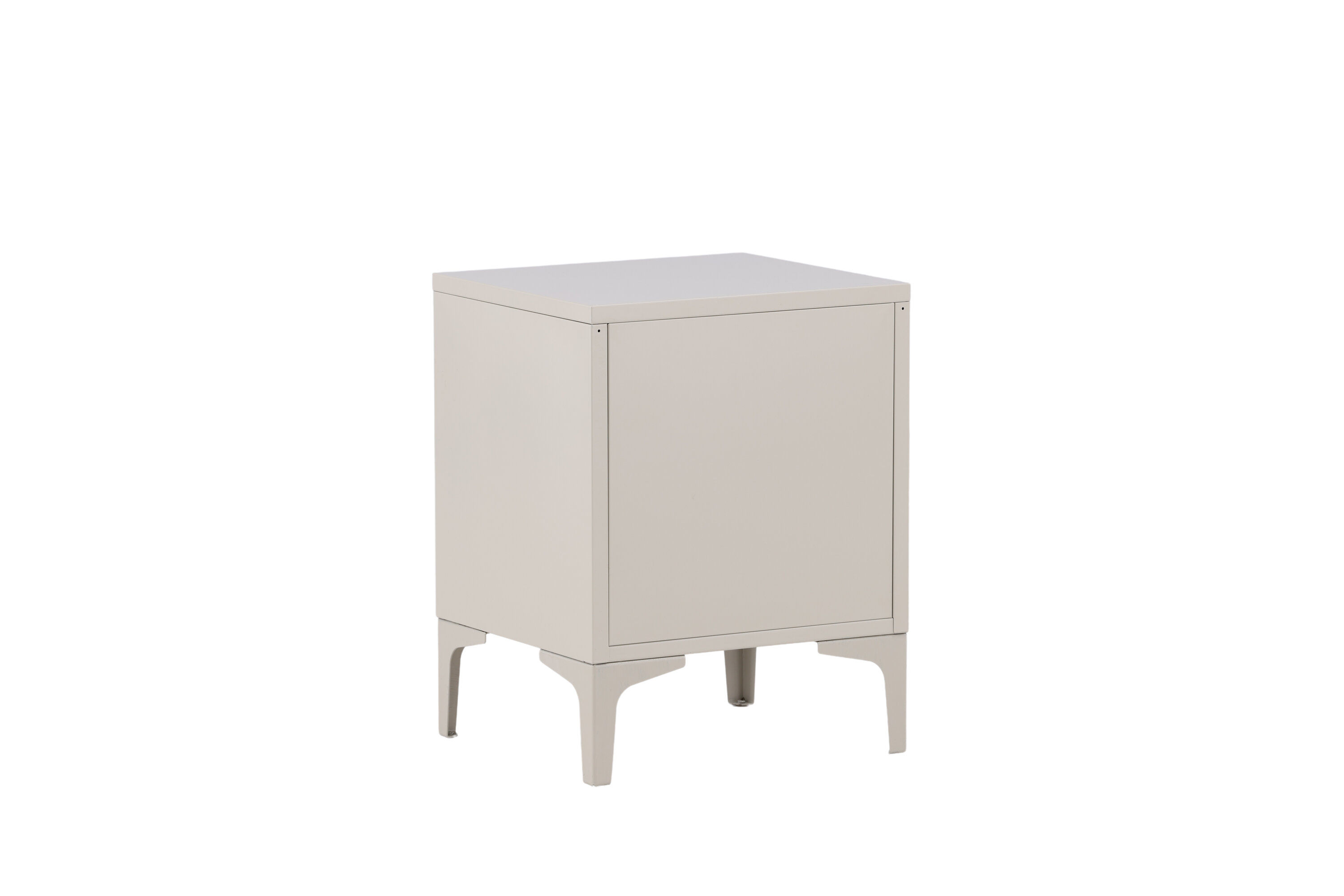 Piring 2 drawers Steel Beige