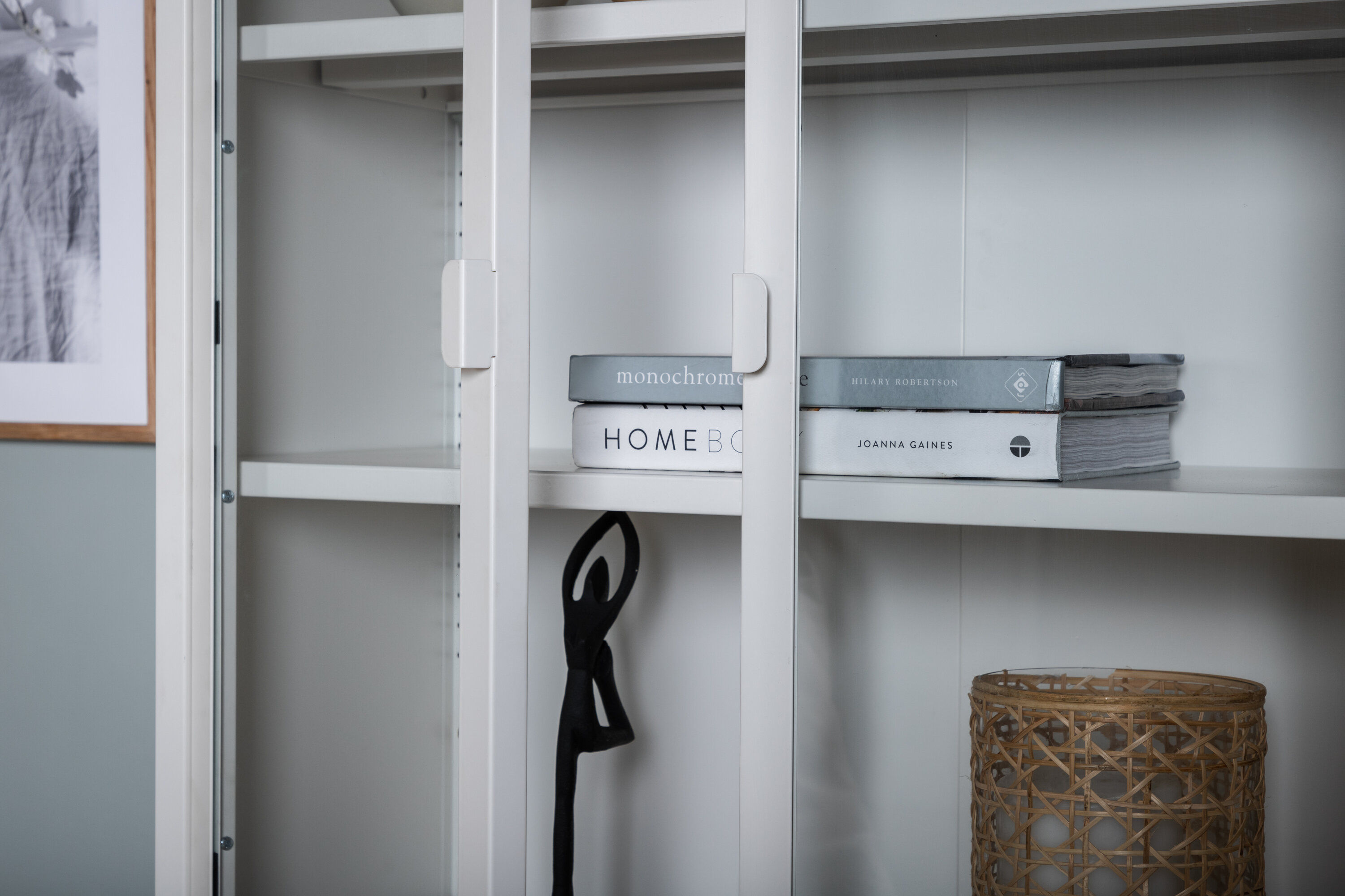 Misha Cabinet with Shelf White