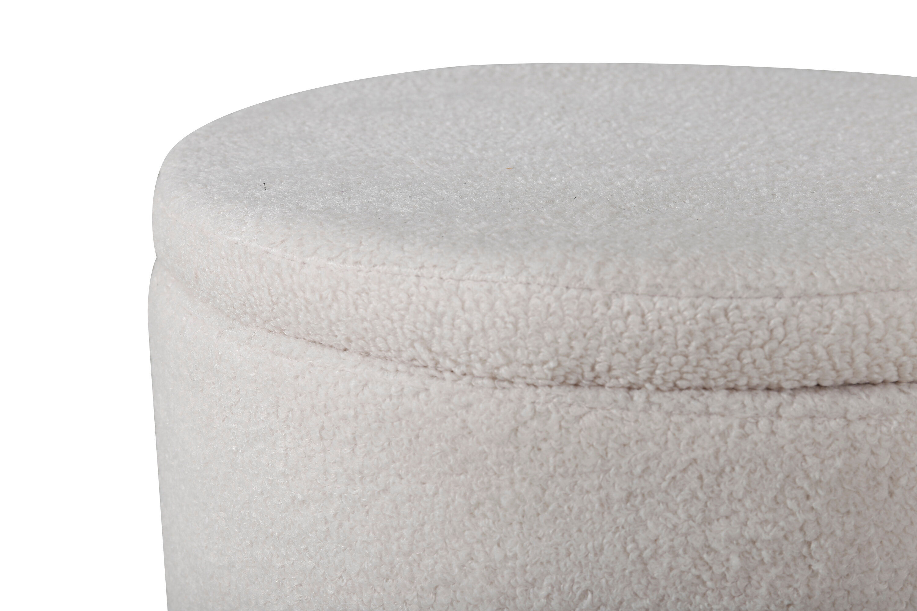Dunken Pouf Offwhite Teddy