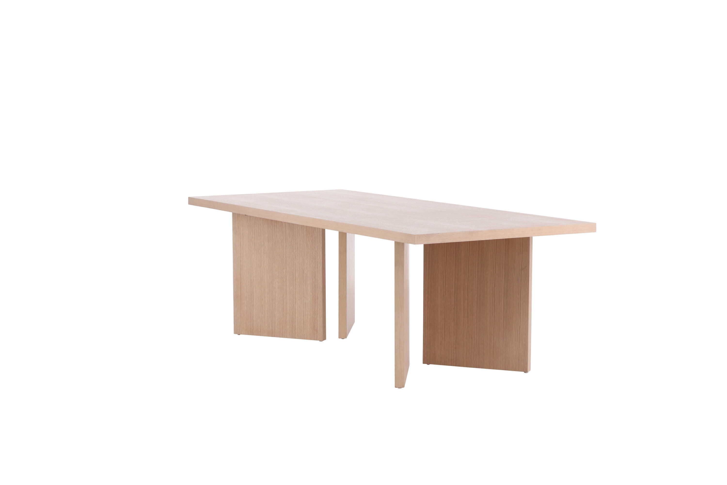 Bassholmen Dining table Whitewash Wood