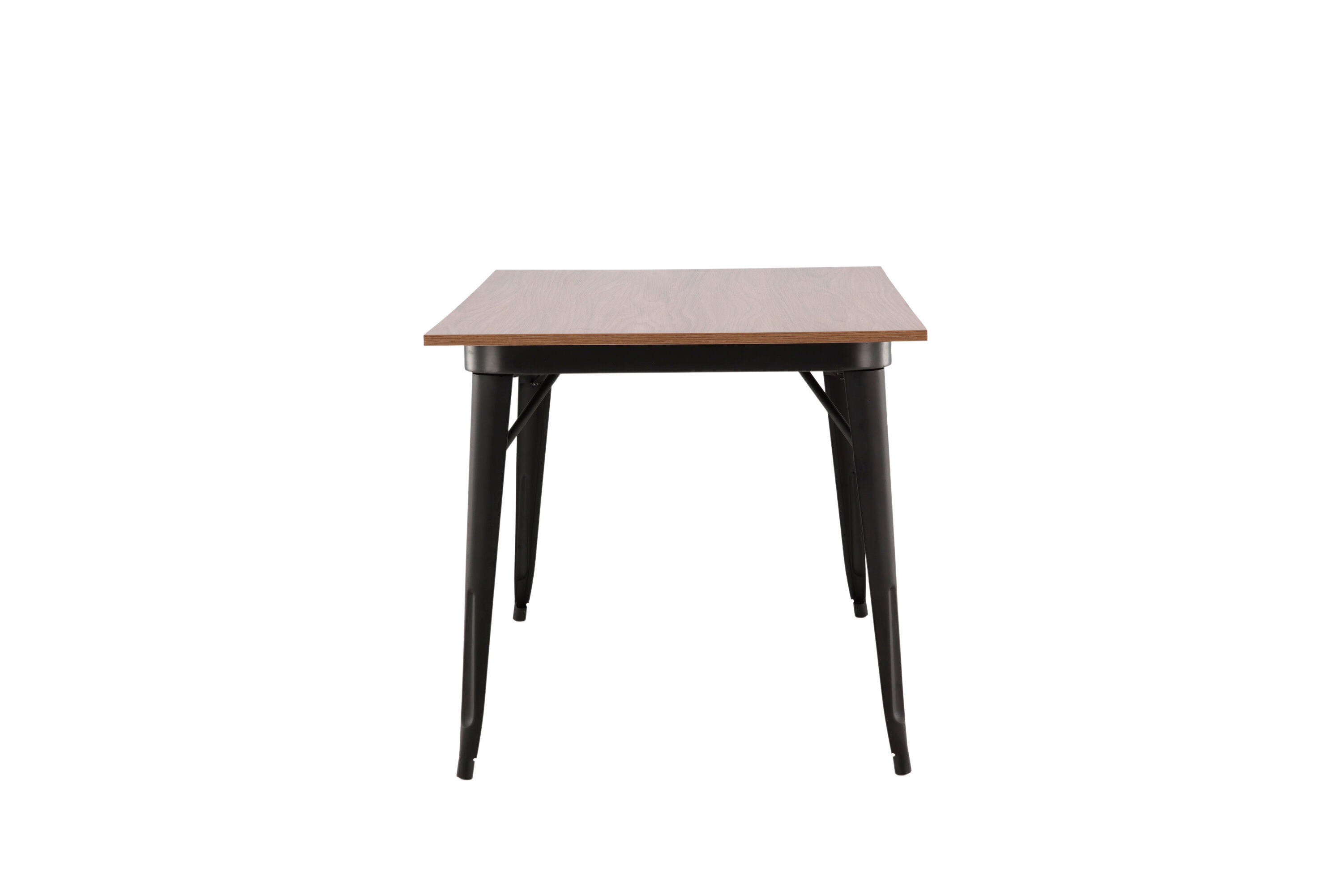 Tempe  Dining table MDF Black/Walnut