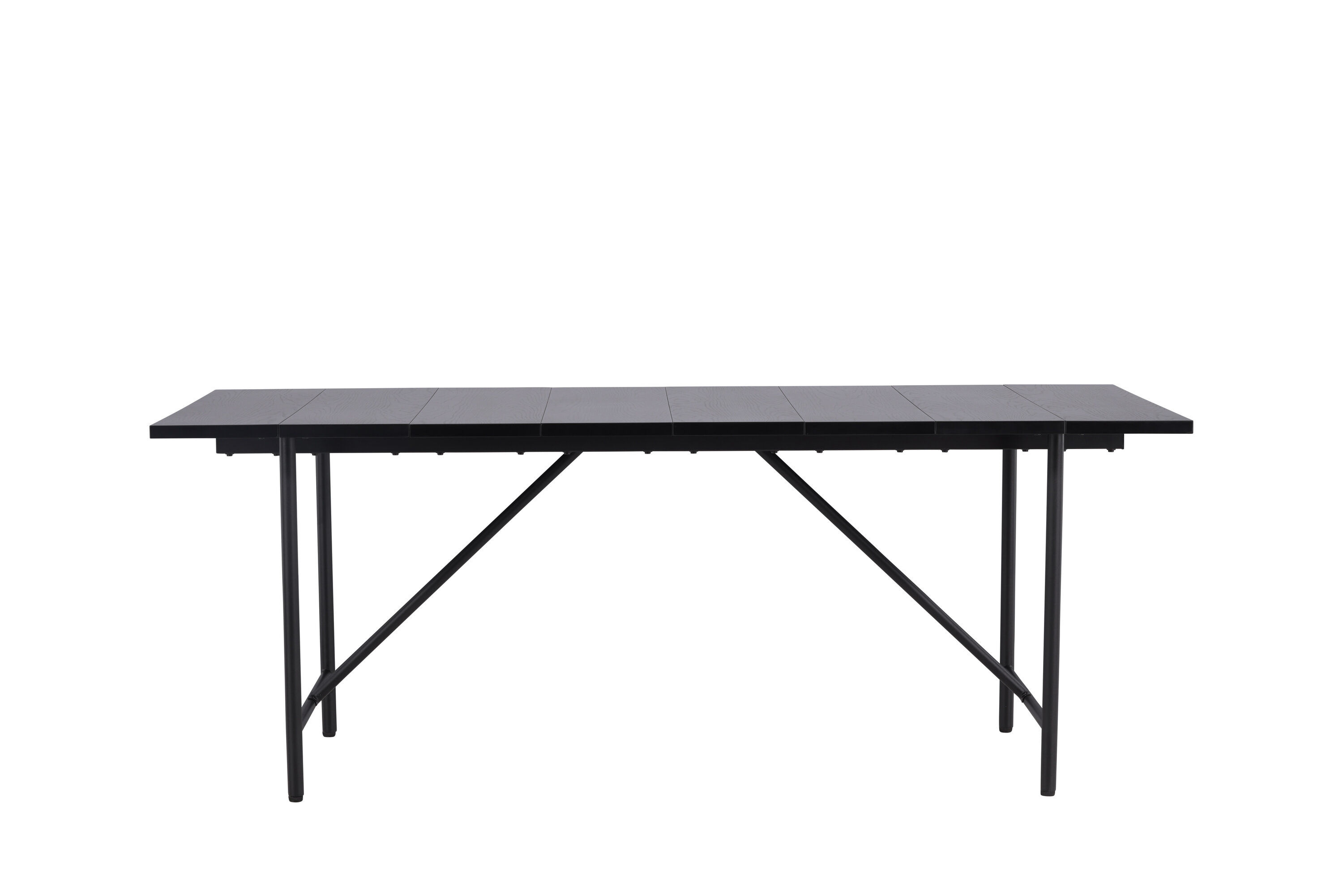 Astrid  Esstisch  MDF Furnier  Mattschwarz  200×75cm