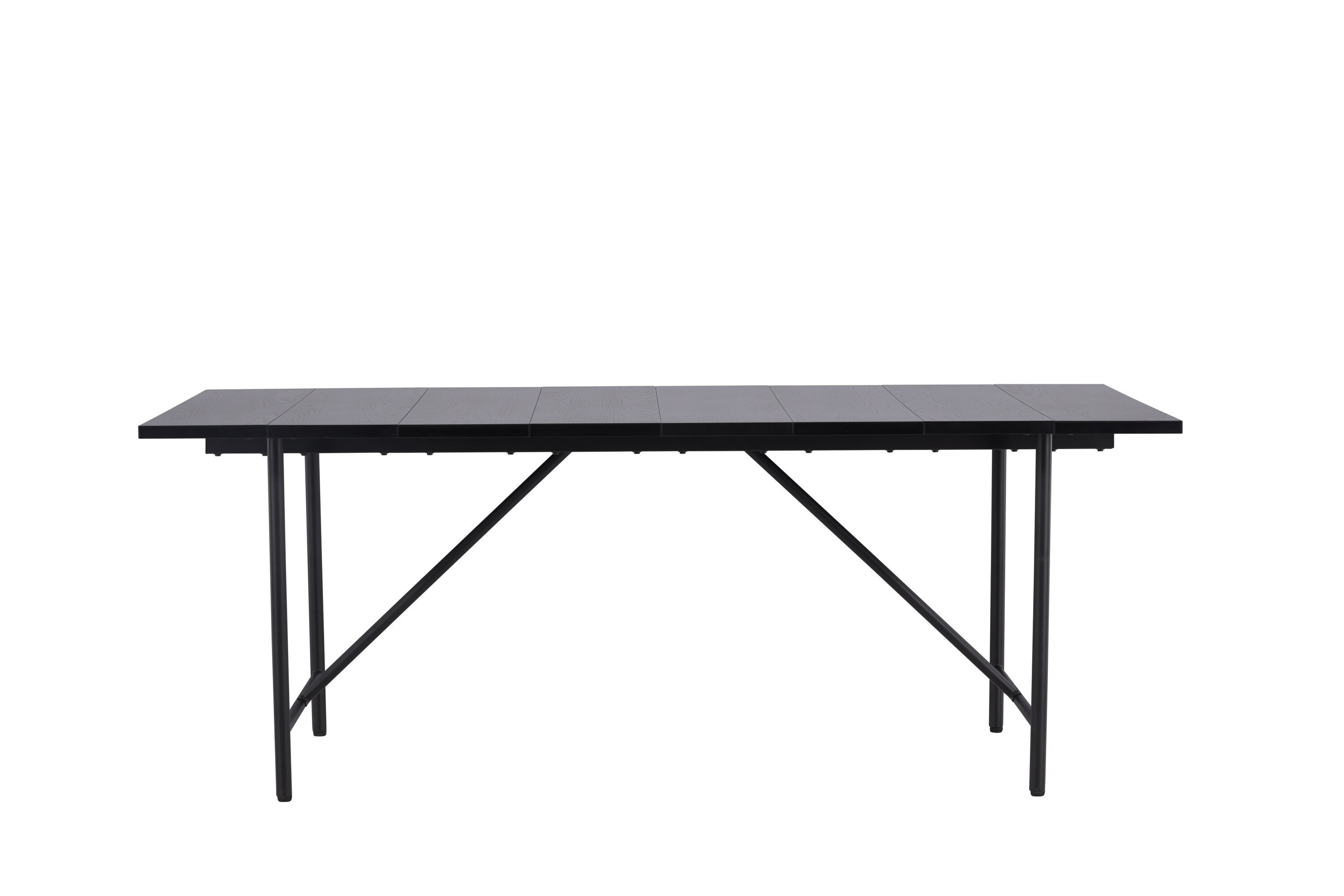 Astrid  Esstisch  MDF Furnier  Mattschwarz  200×75cm