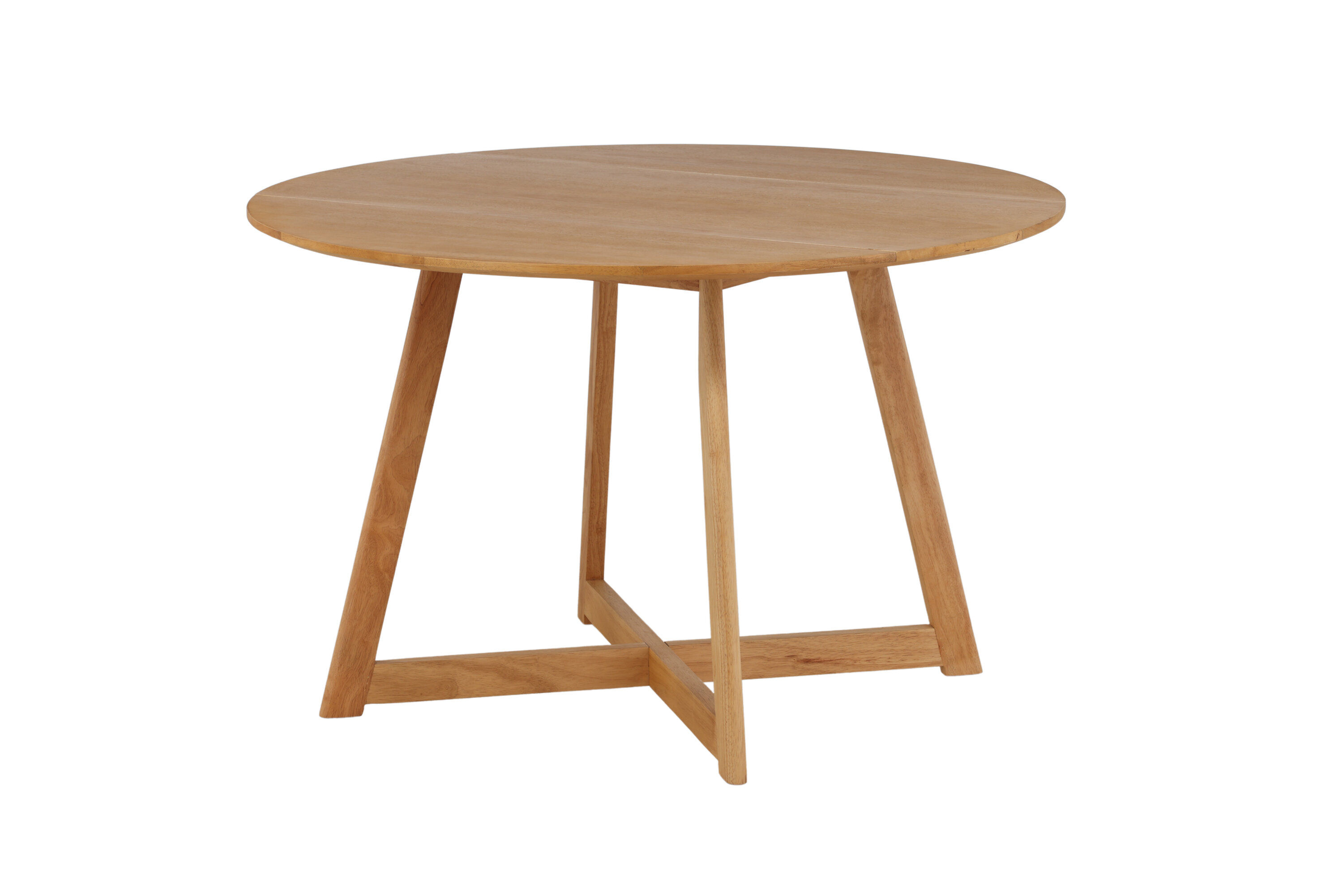 Yakidon Esstisch Gummiholz/MDF Eichen-Optik Natur/Holzoptik