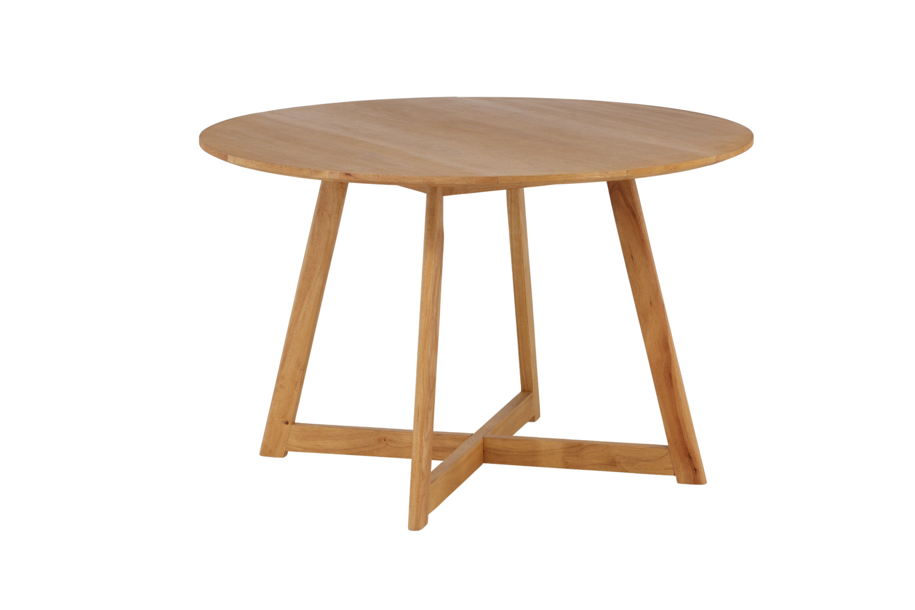 Yakidon Esstisch Gummiholz/MDF Eichen-Optik Natur/Holzoptik