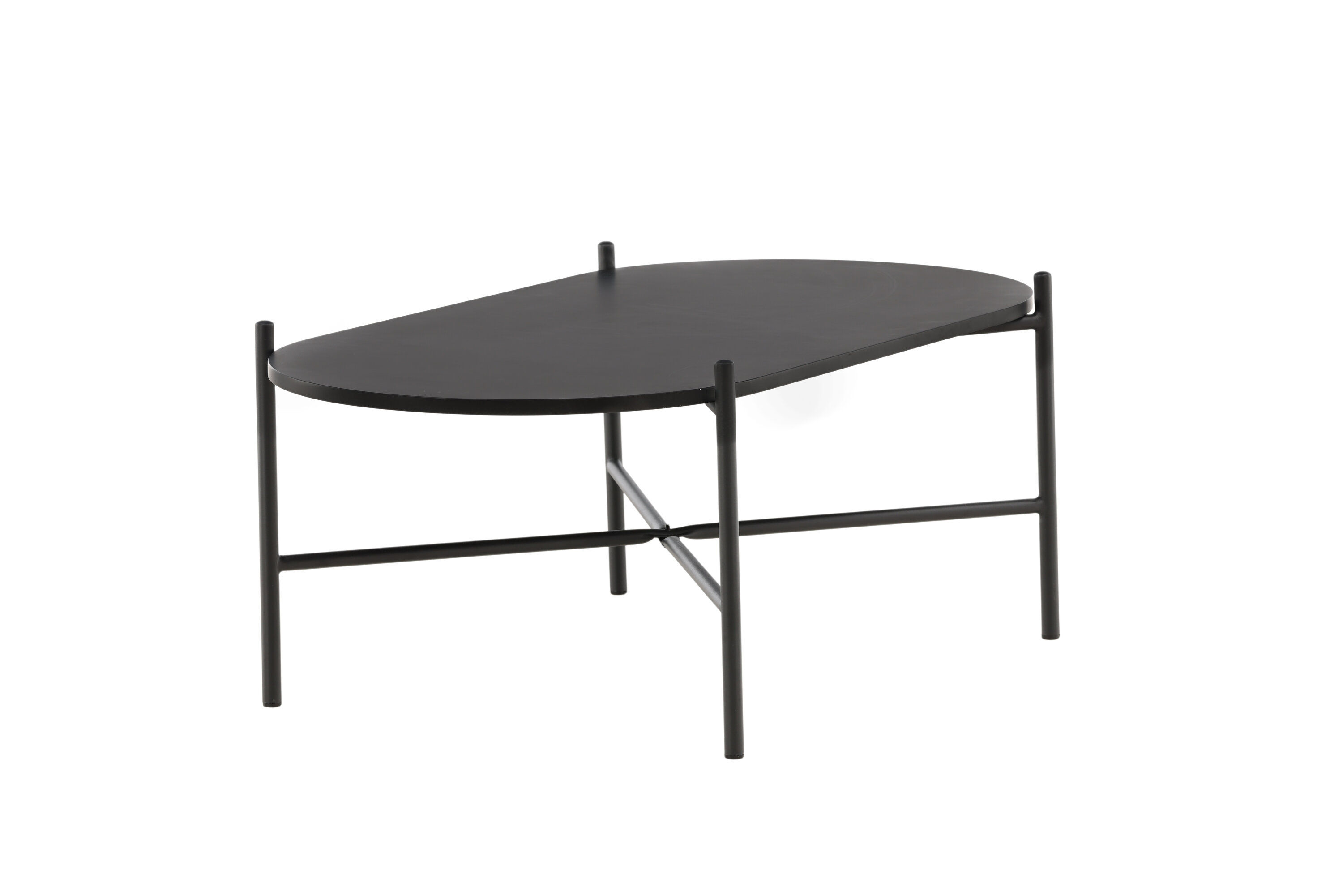 Pueblo  Sofatisch  MDF  Schwarz