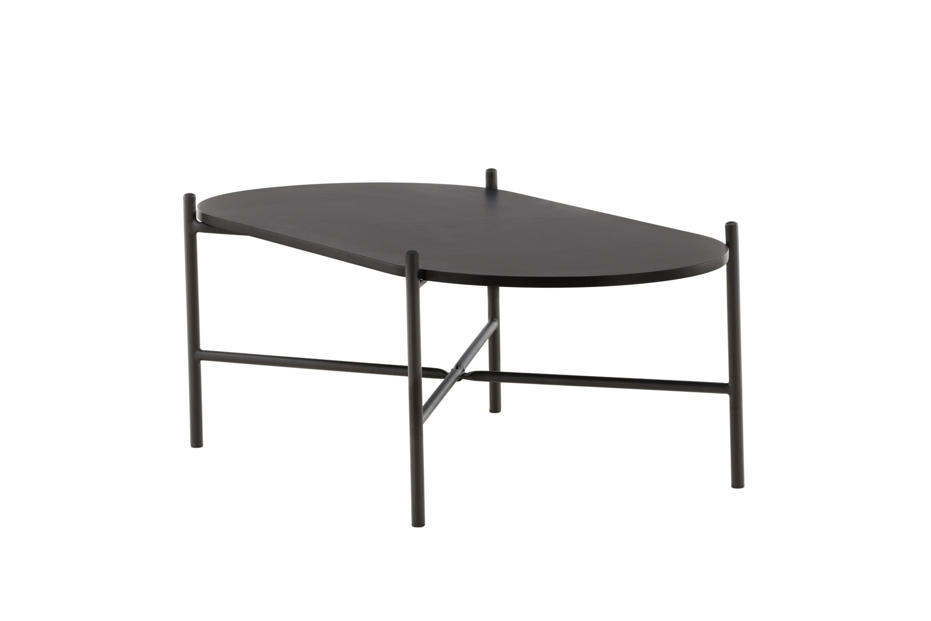 Pueblo  Sofatisch  MDF  Schwarz
