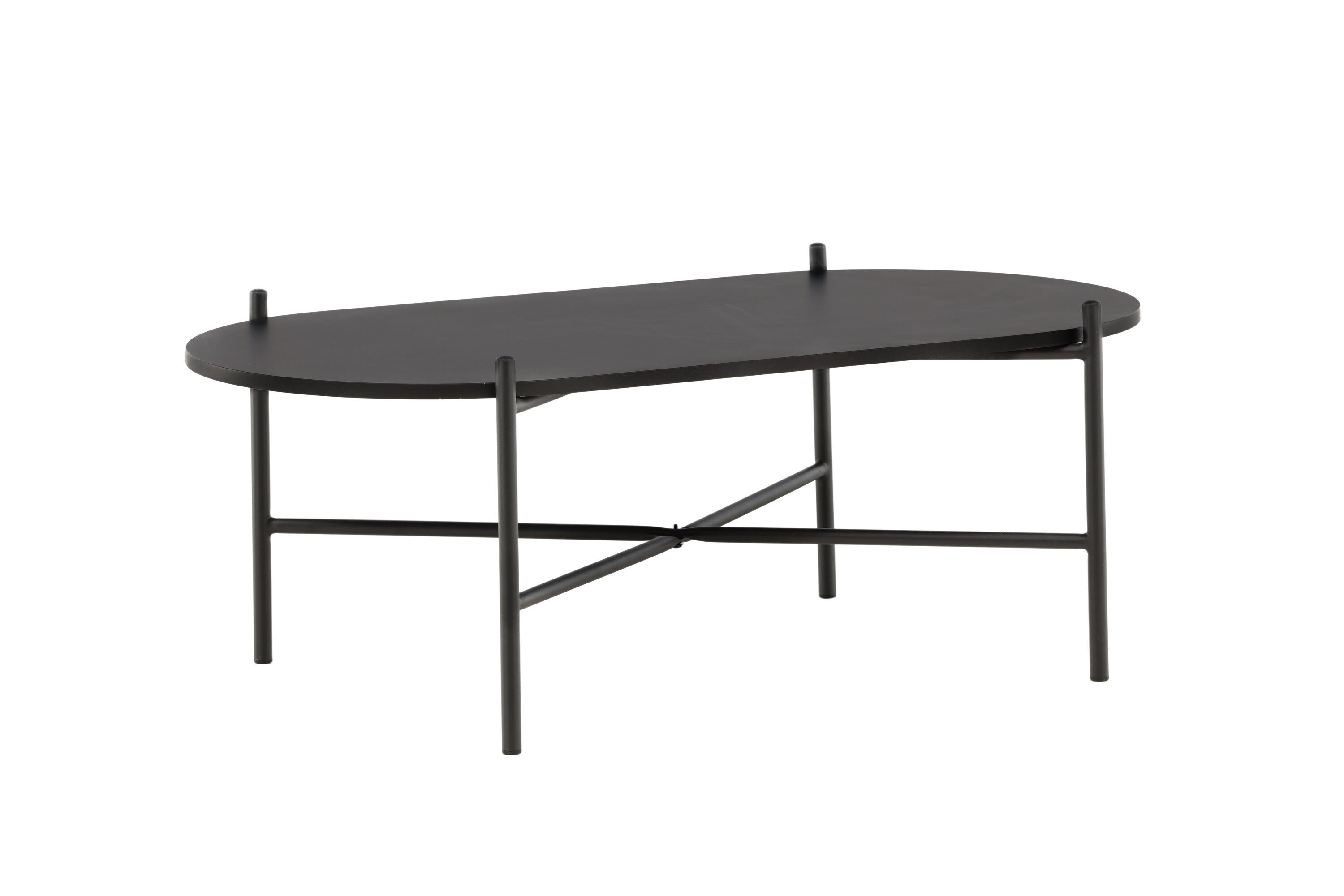 Pueblo  Sofatisch  MDF  Schwarz