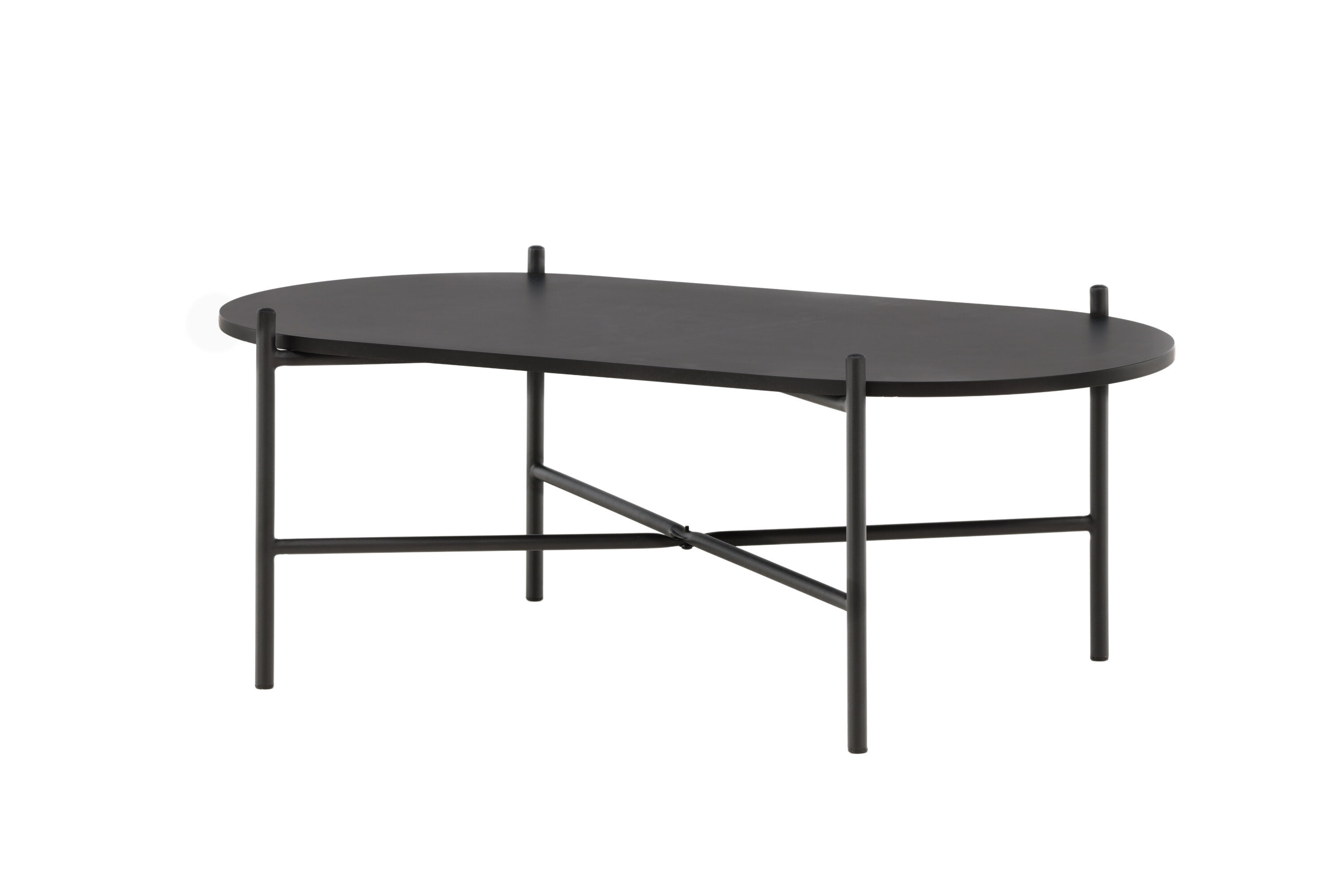 Pueblo  Sofatisch  MDF  Schwarz