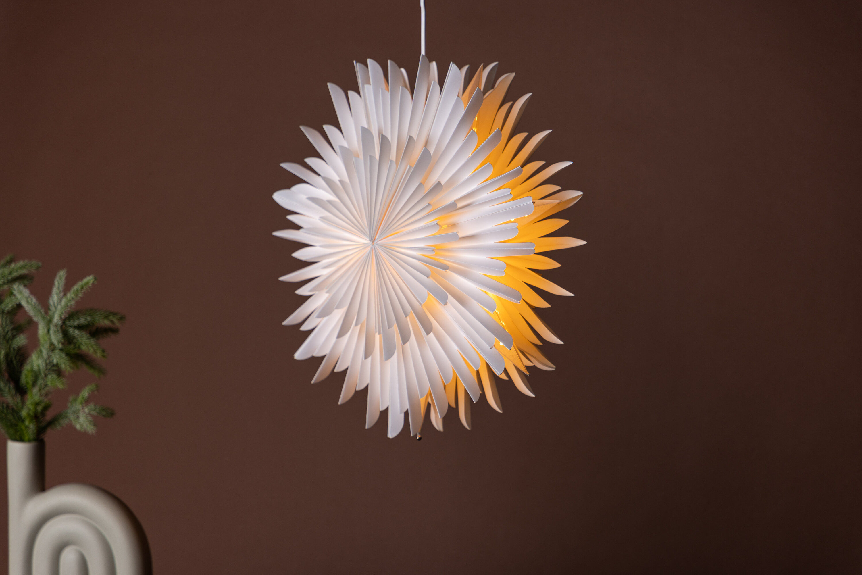 Sälen  Pendelleuchte  Metall/MDF Weiß ø46cm
