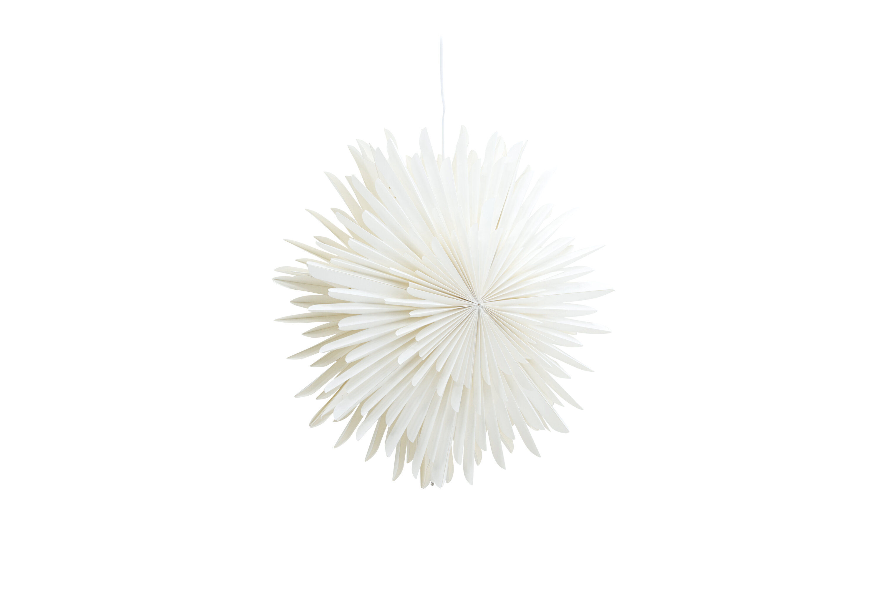 Sälen Pendelleuchte Papier Weiß Ø60cm