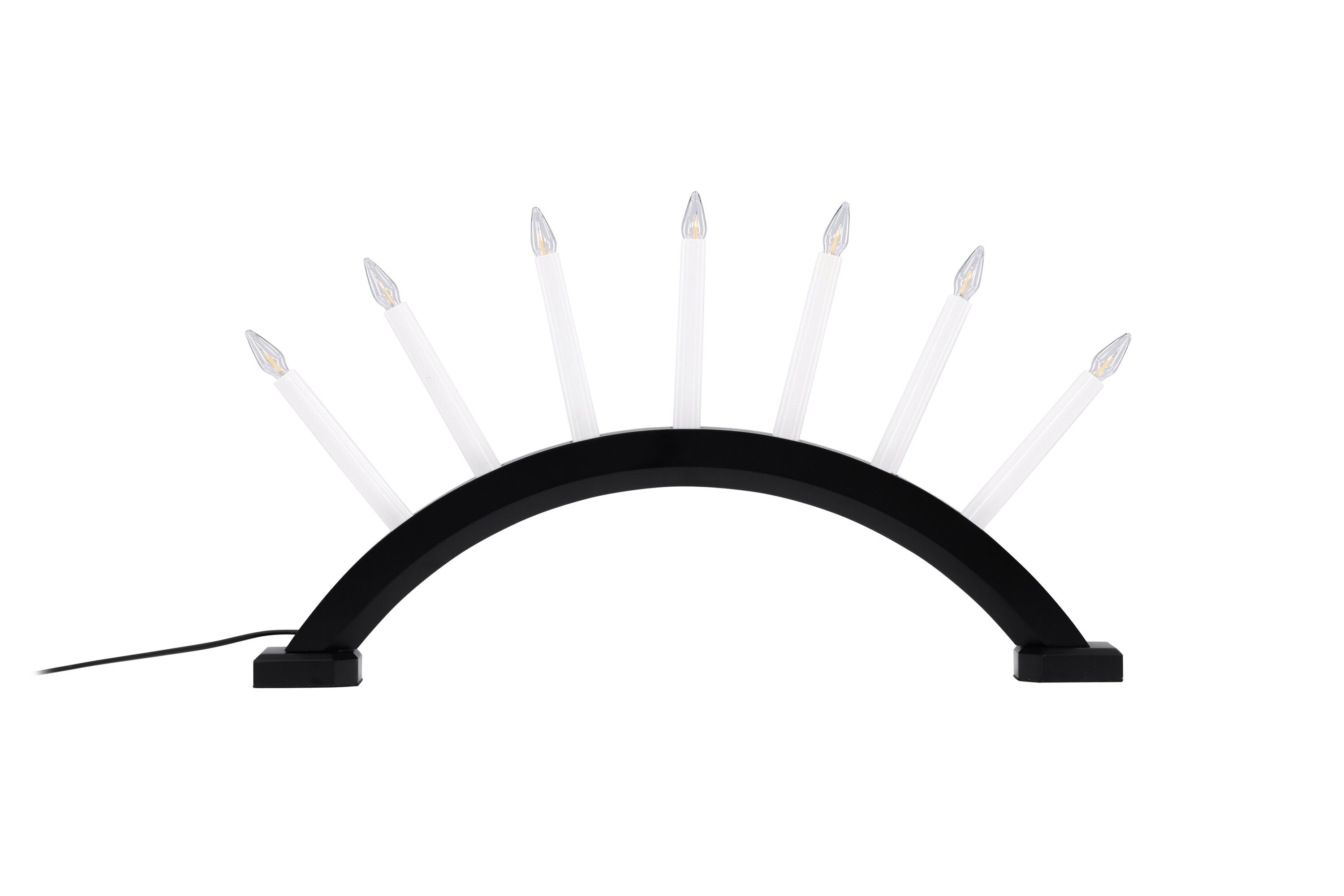 Kebnekaise Table lamp Pine wood Black White