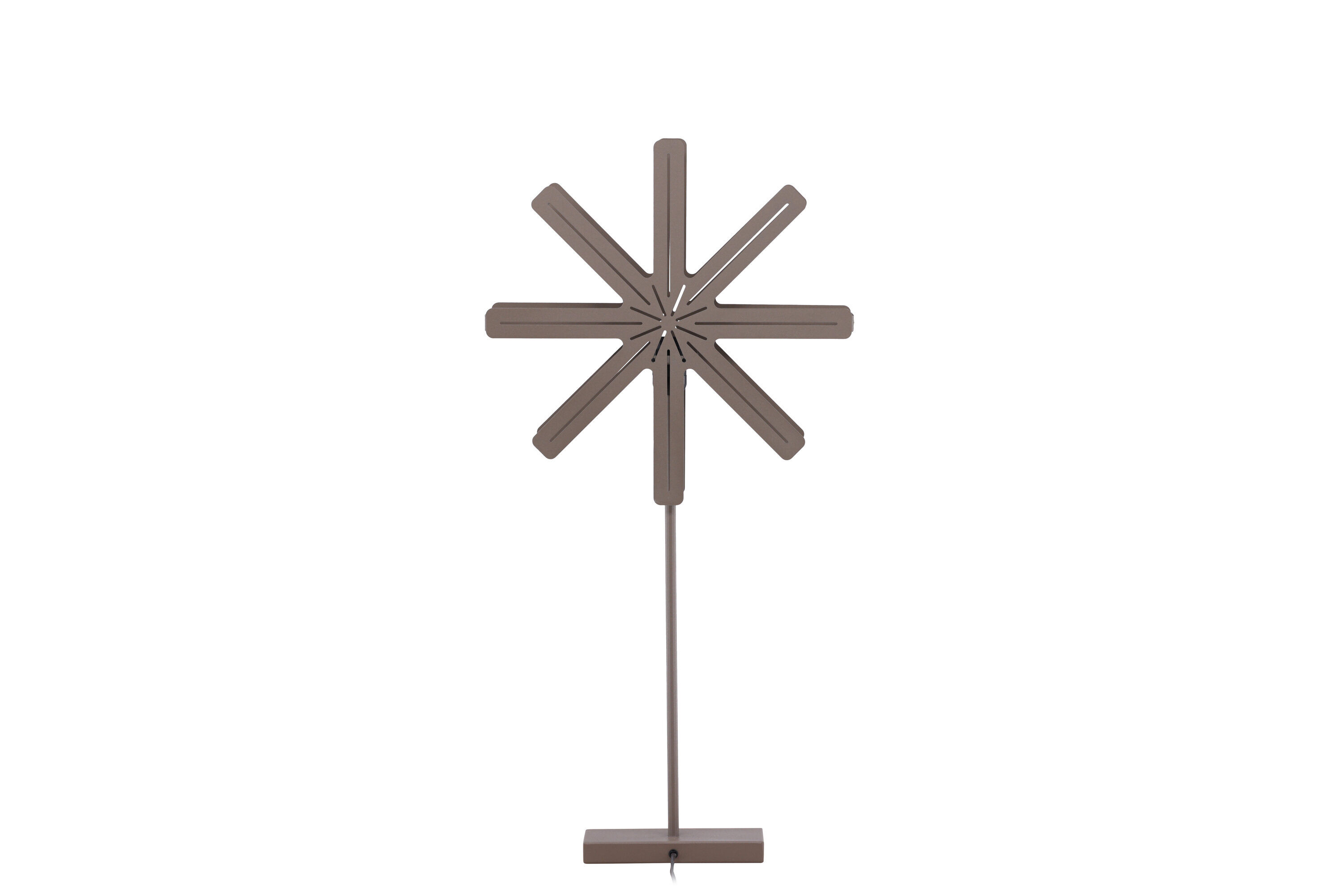 Säfsen Stehleuchte Metall/MDF Mocca ø40cm