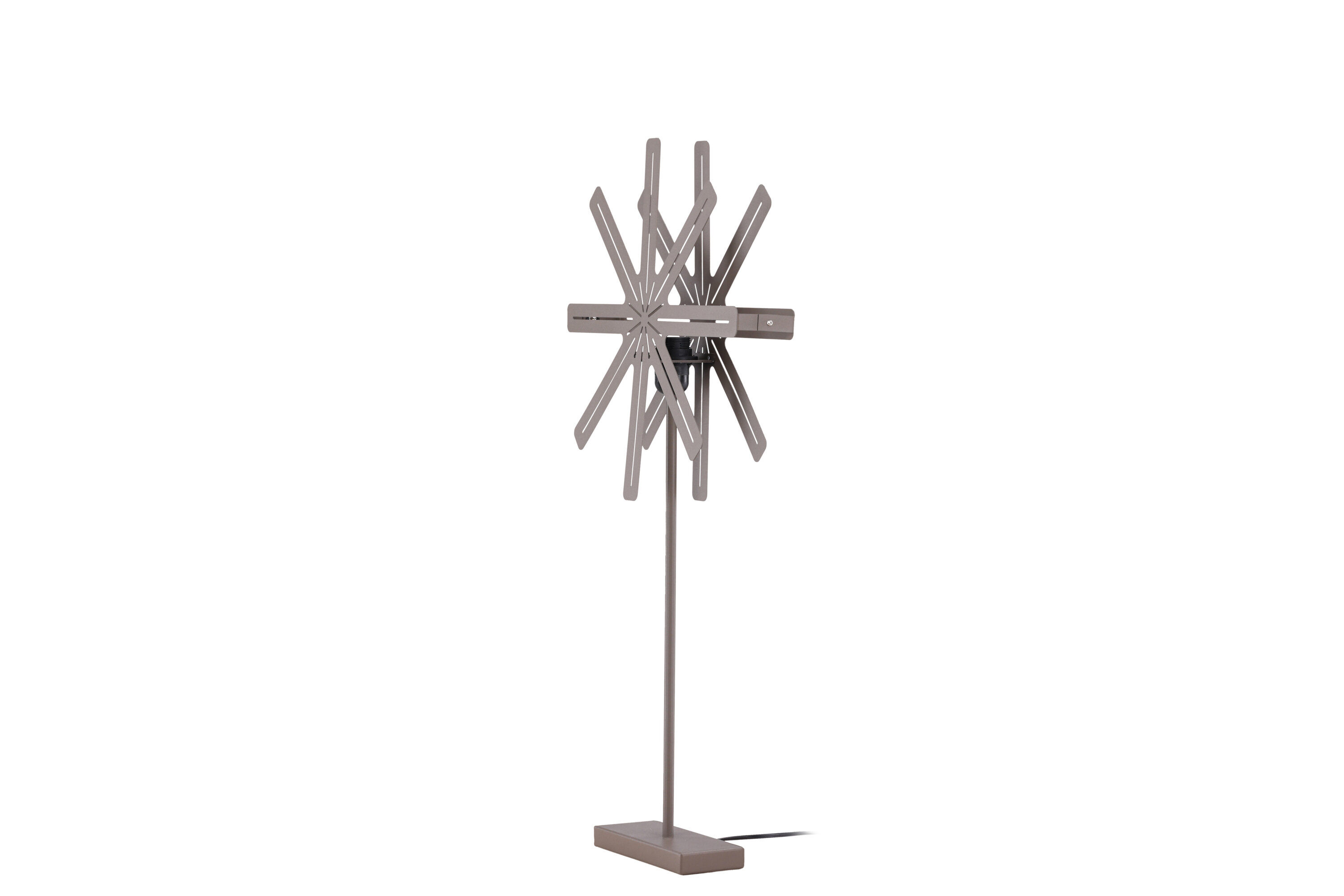 Säfsen Stehleuchte Metall/MDF Mocca ø40cm