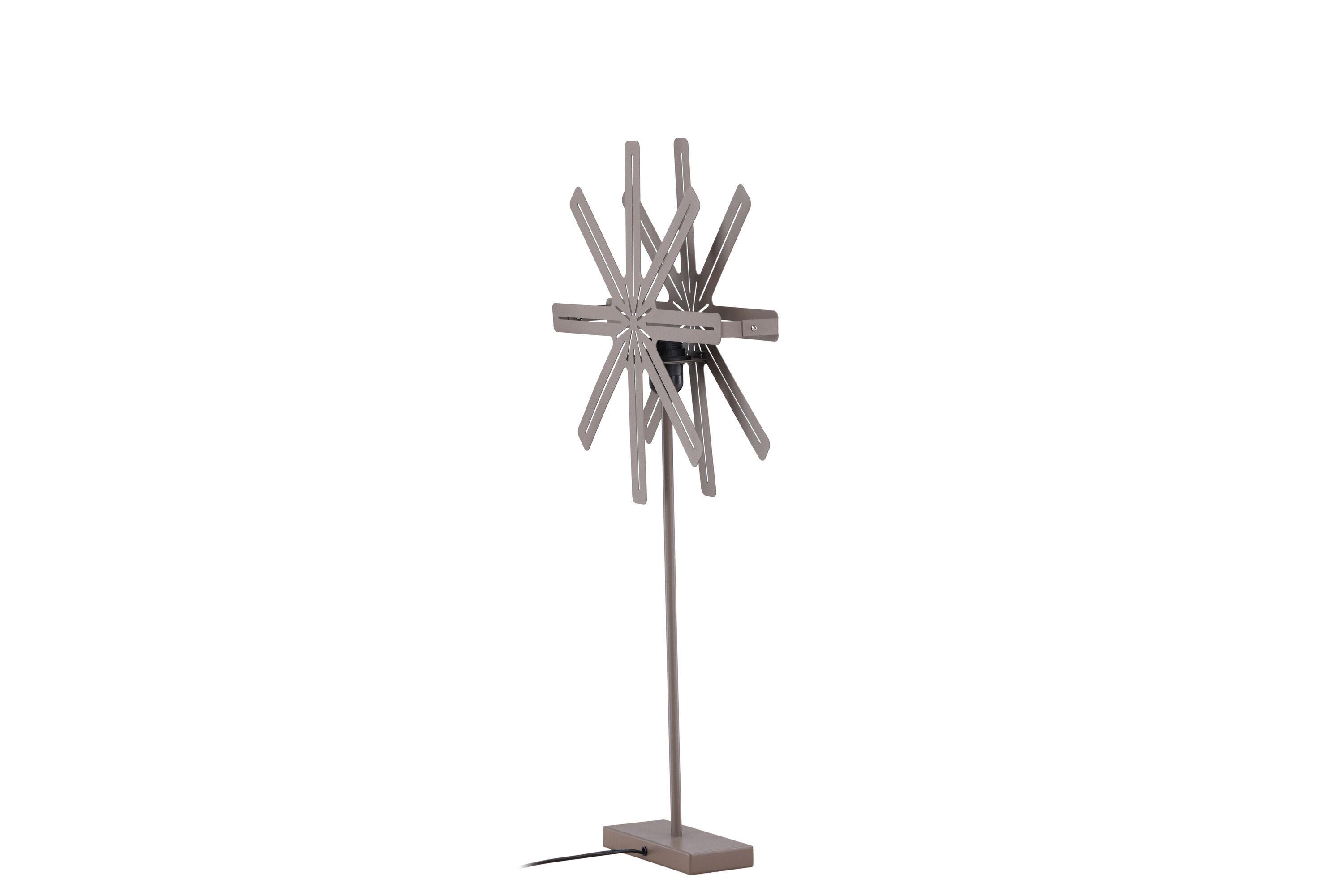 Säfsen Stehleuchte Metall/MDF Mocca ø40cm