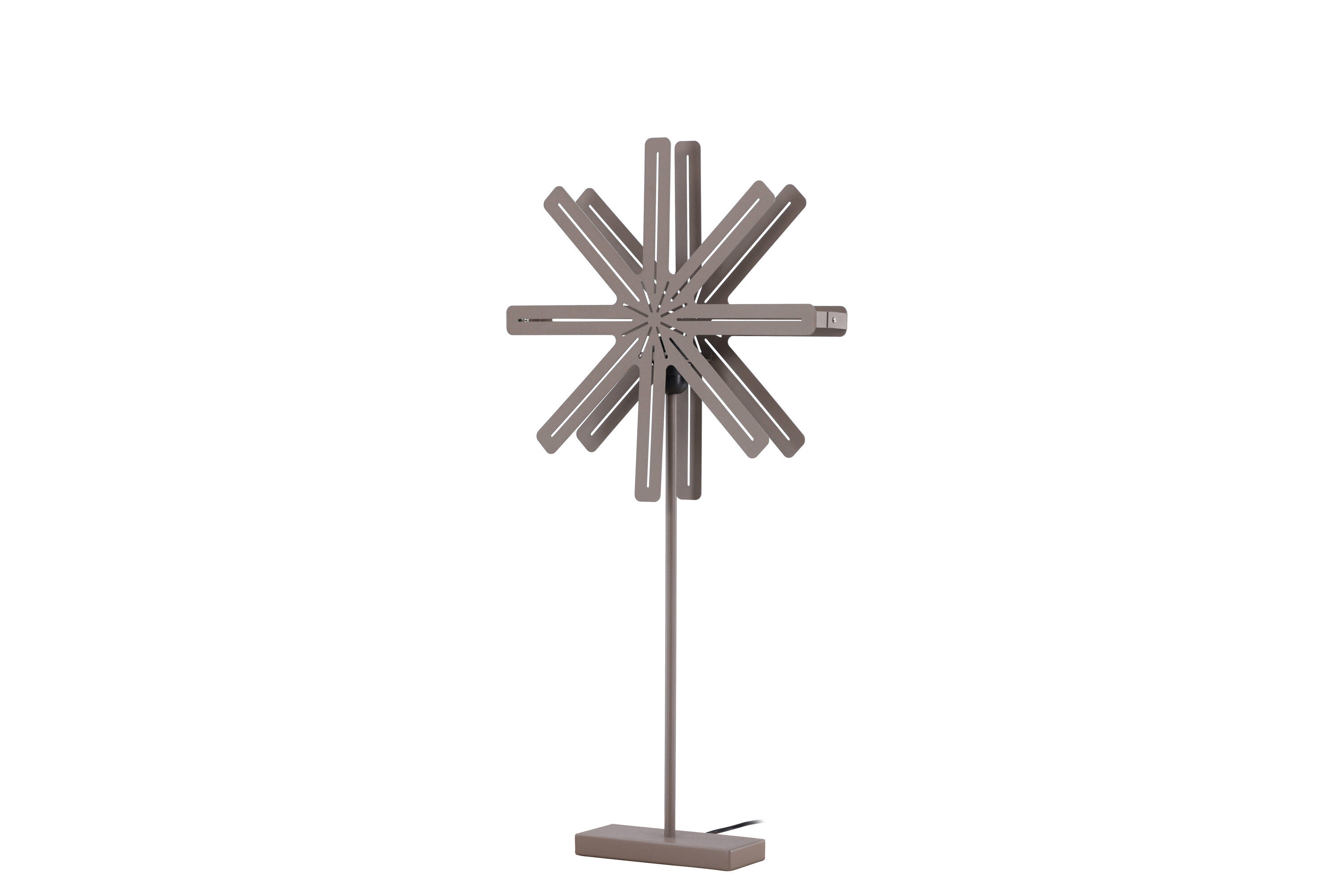 Säfsen Stehleuchte Metall/MDF Mocca ø40cm