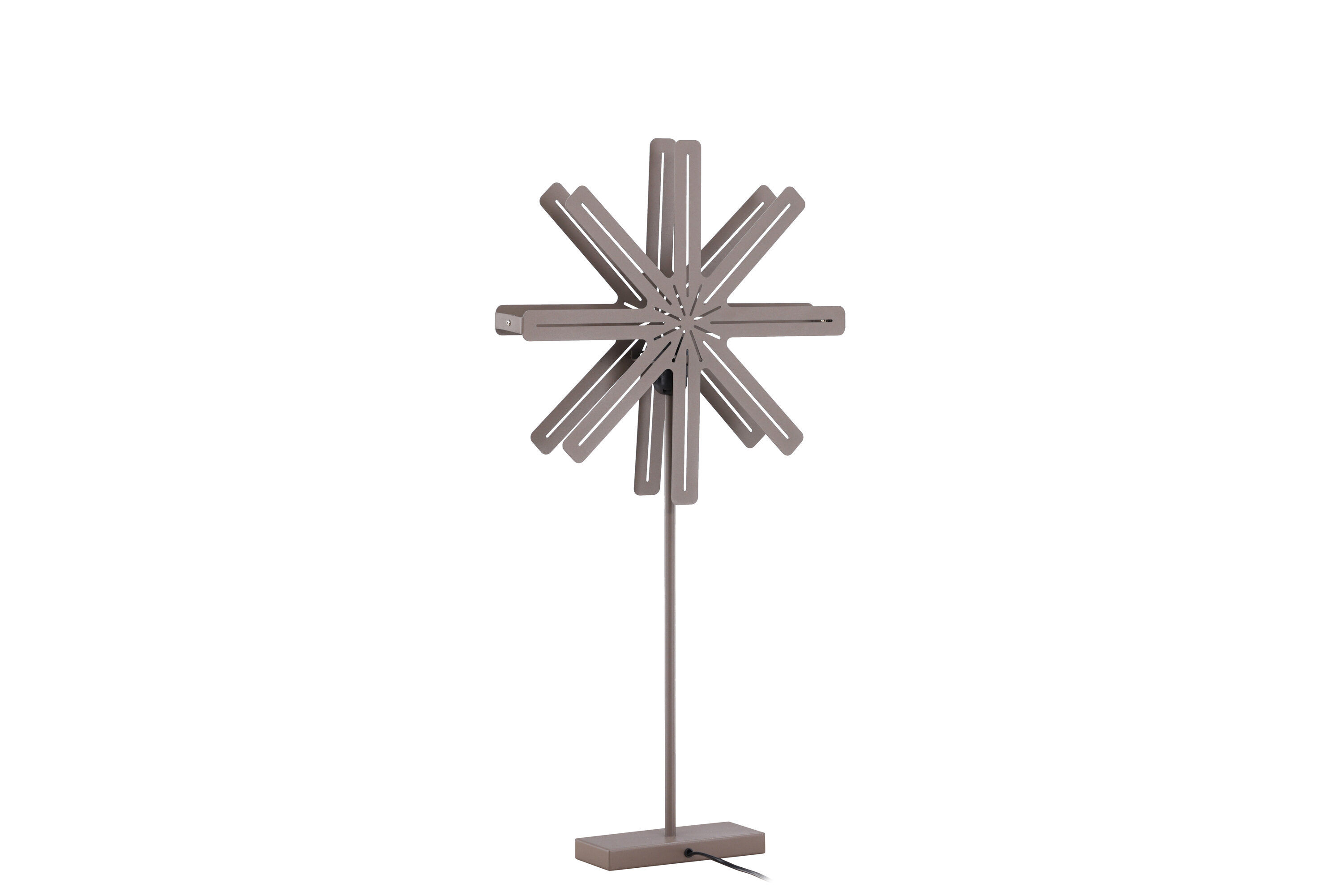 Säfsen Stehleuchte Metall/MDF Mocca ø40cm