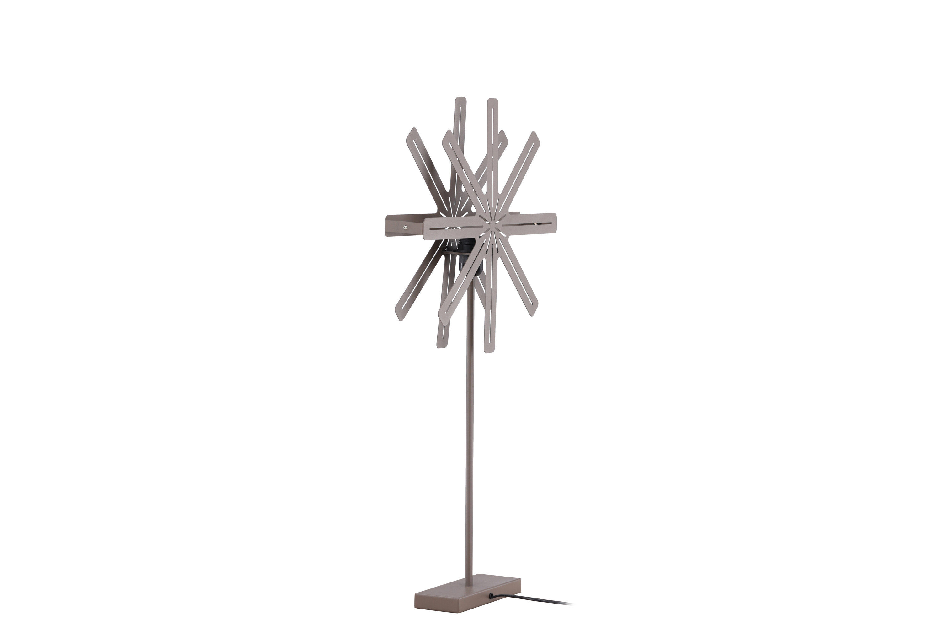 Säfsen Stehleuchte Metall/MDF Mocca ø40cm
