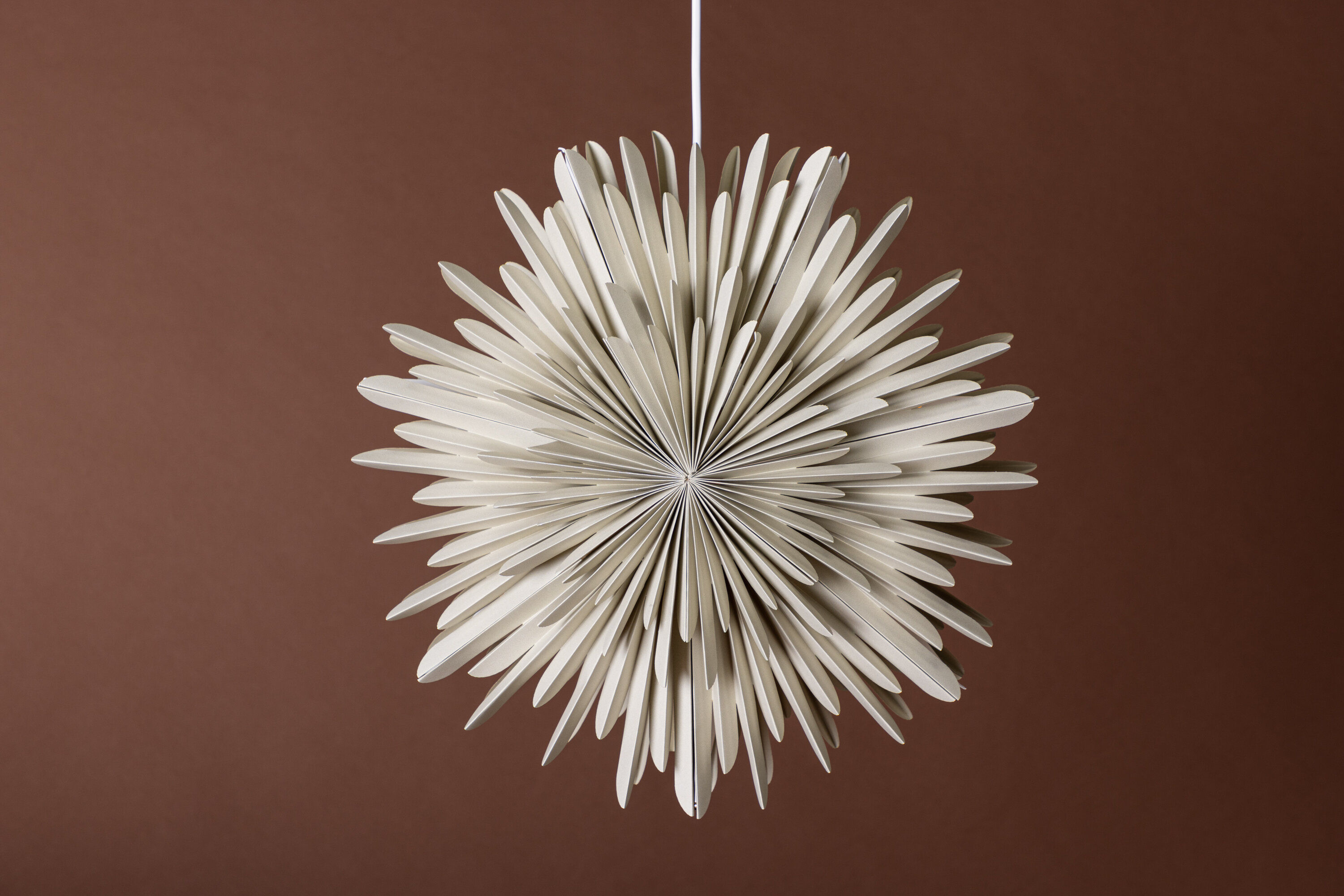 Sälen Pendelleuchte Metall/MDF Beige ø46cm