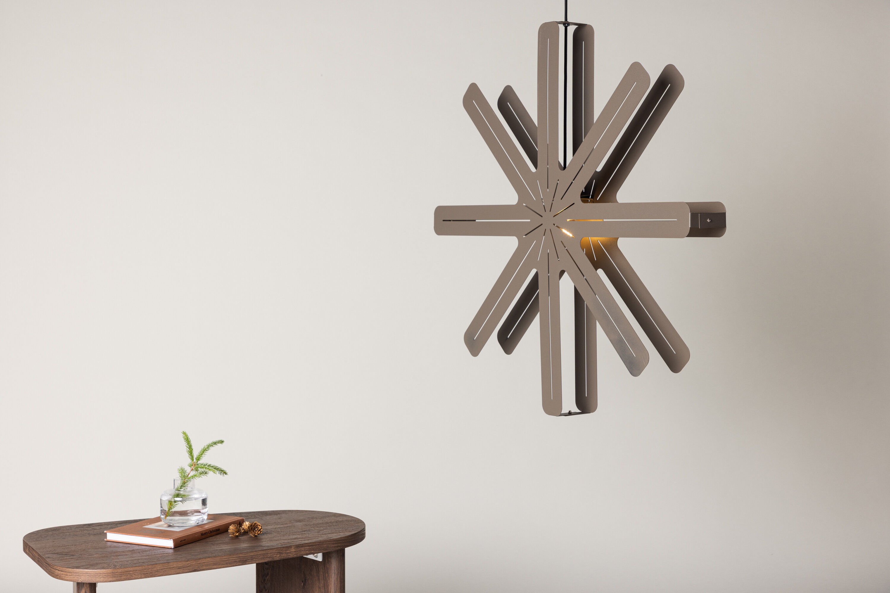 Säfsen  Pendant lamp Steel Mocca Ø80cm