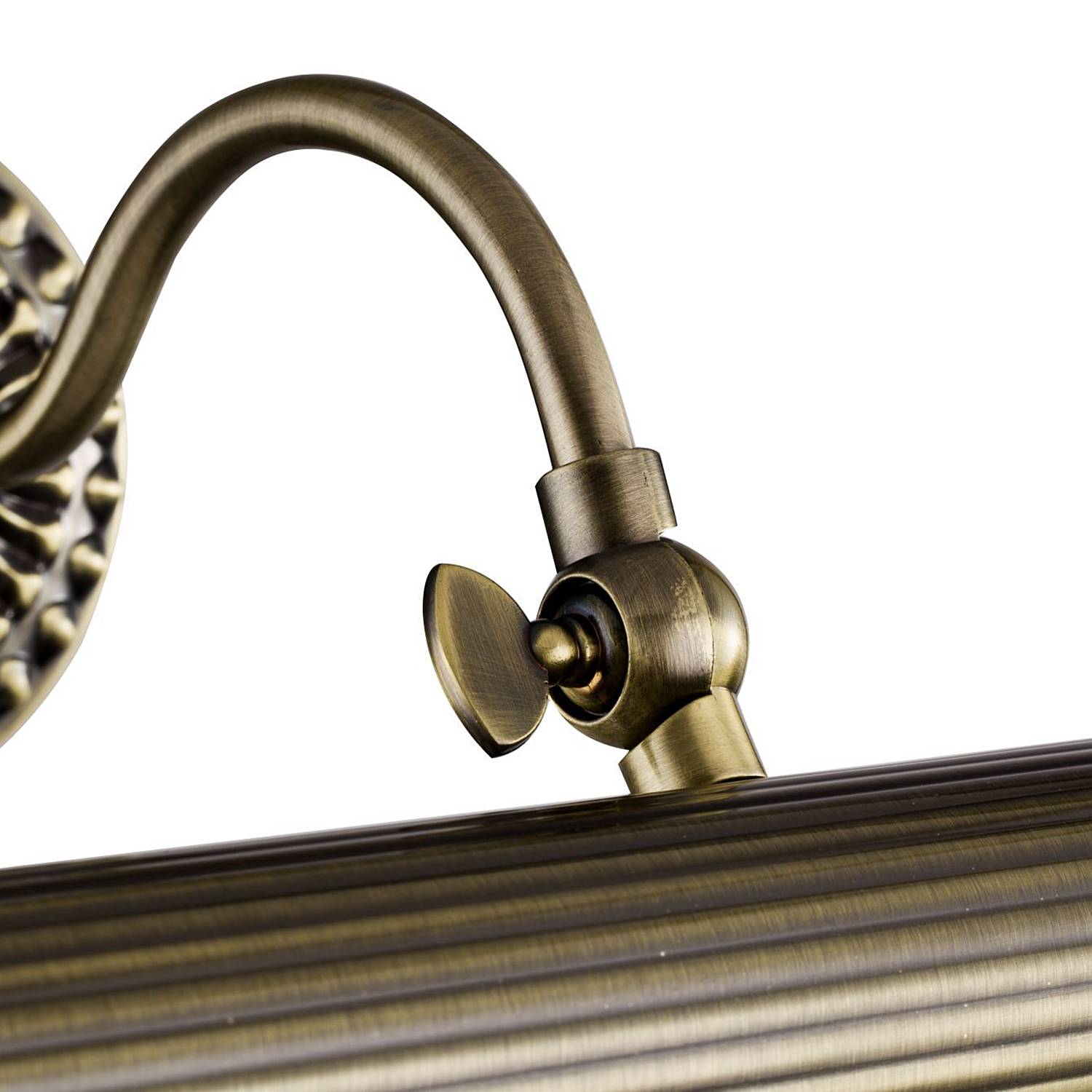 Renoir 2-light wall lamp mixed metal brass