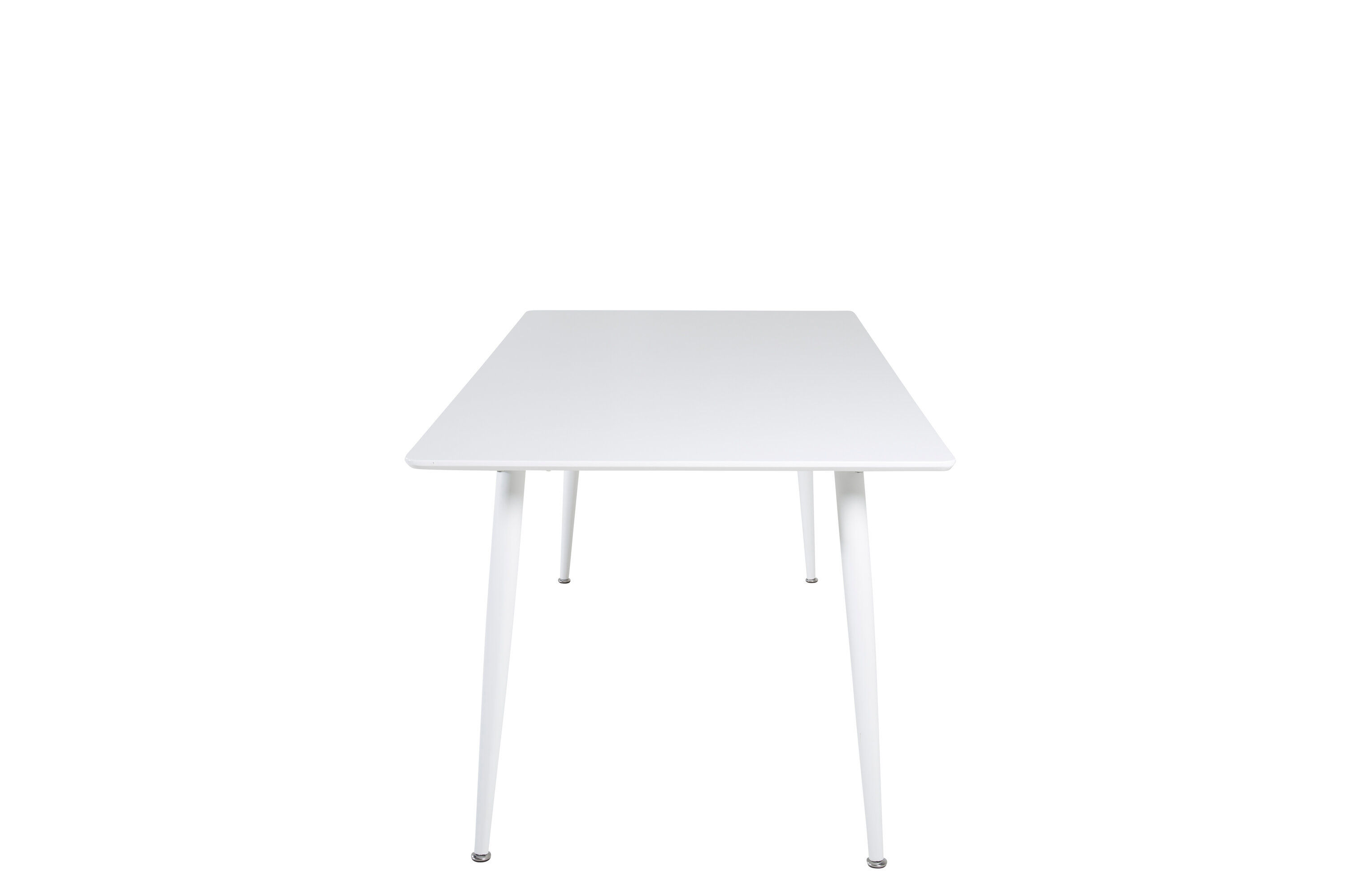 Polar Dining table MDF Metal White 90x180cm