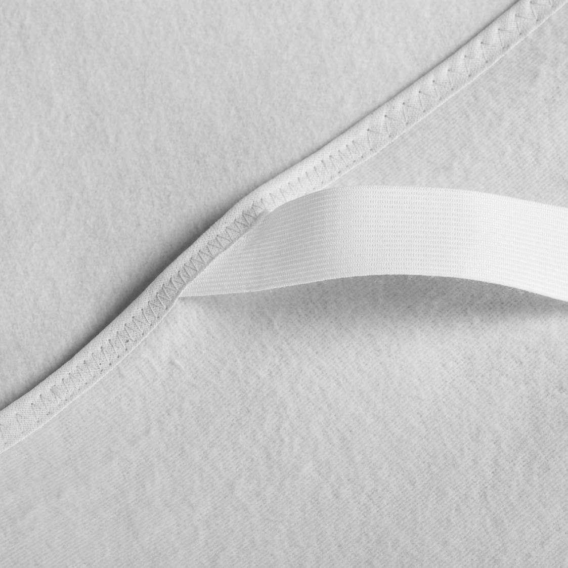 Twisted Yarn Calmuc Mattress Topper Cotton White 80x200cm