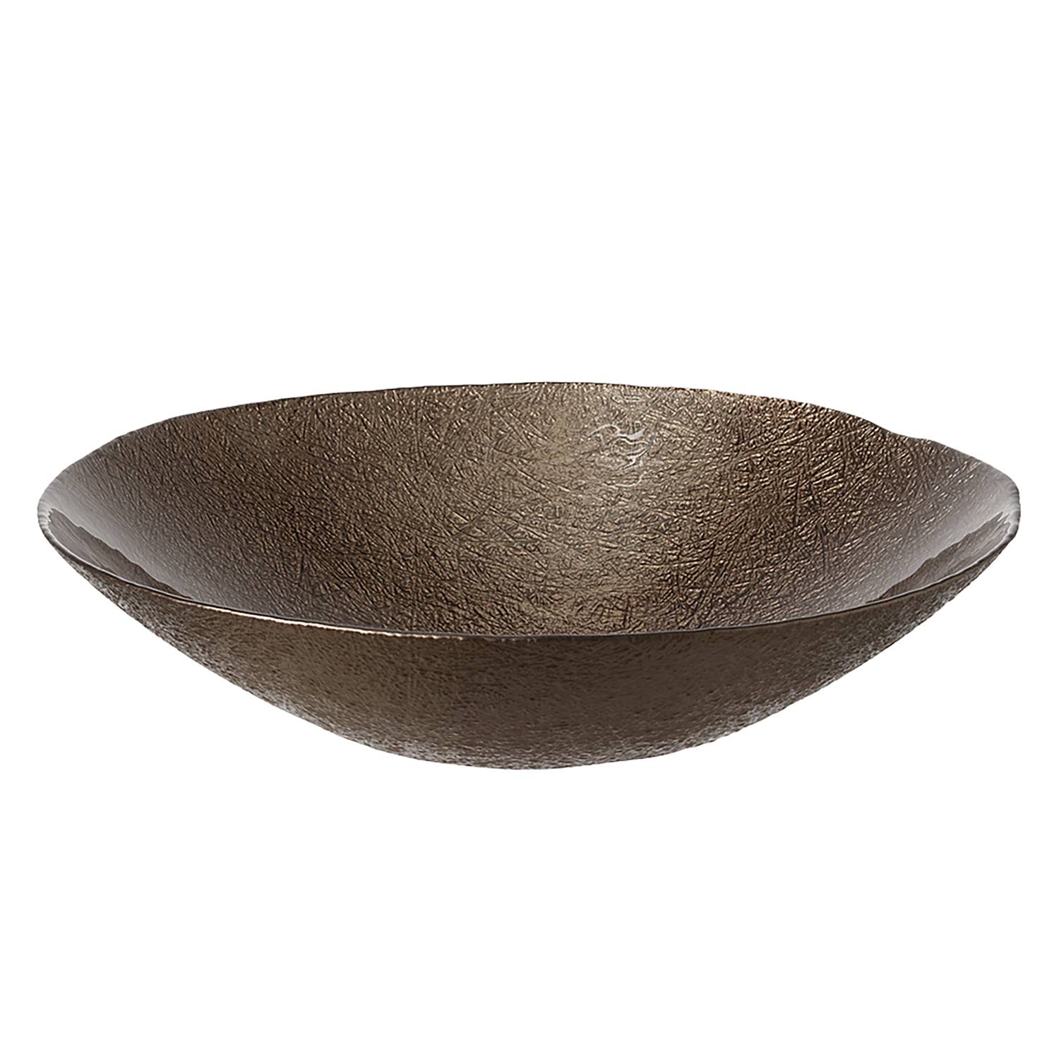 Como Bowl Glass Bronze