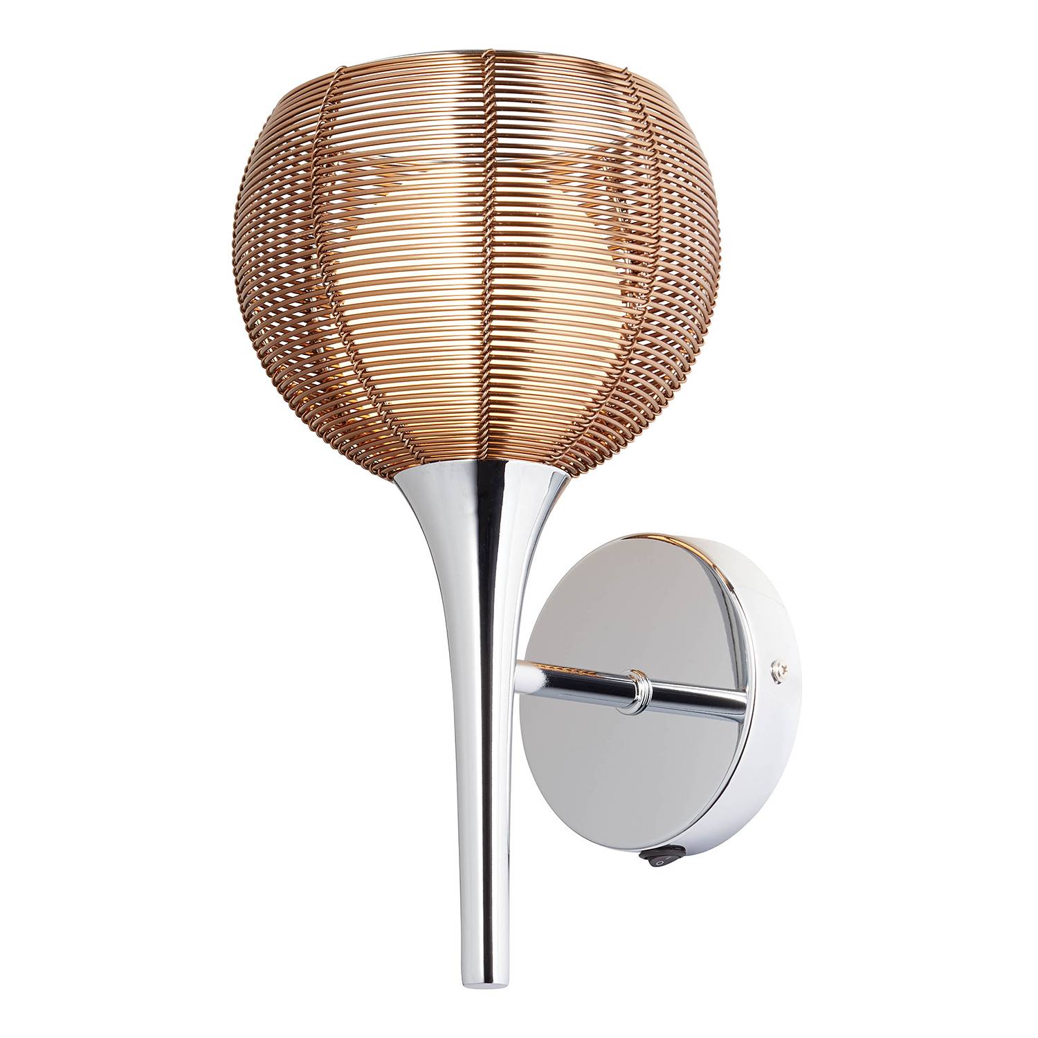 Wall lamp Relax Milk glass Steel