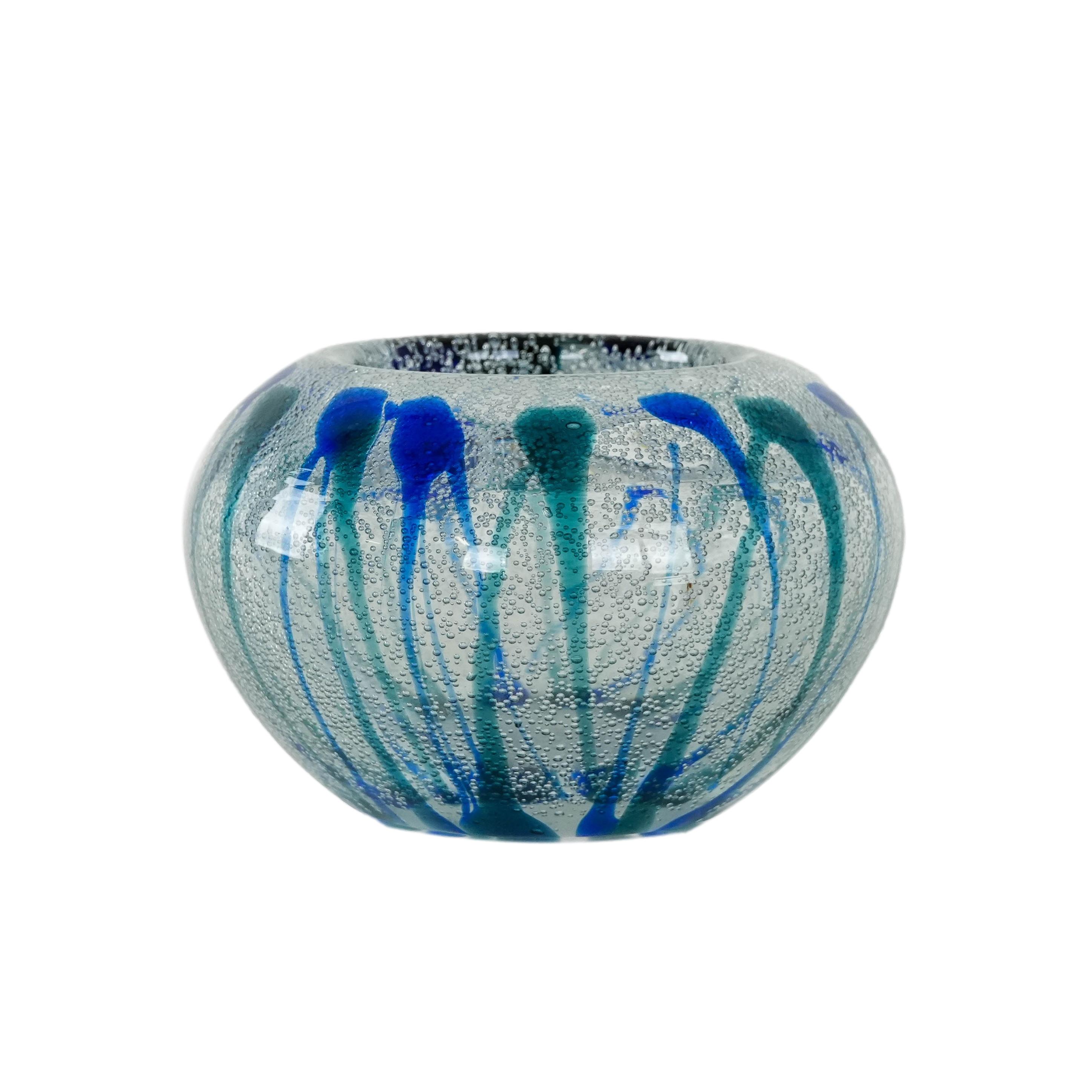 Glashalter Blau 1970er Jahre
