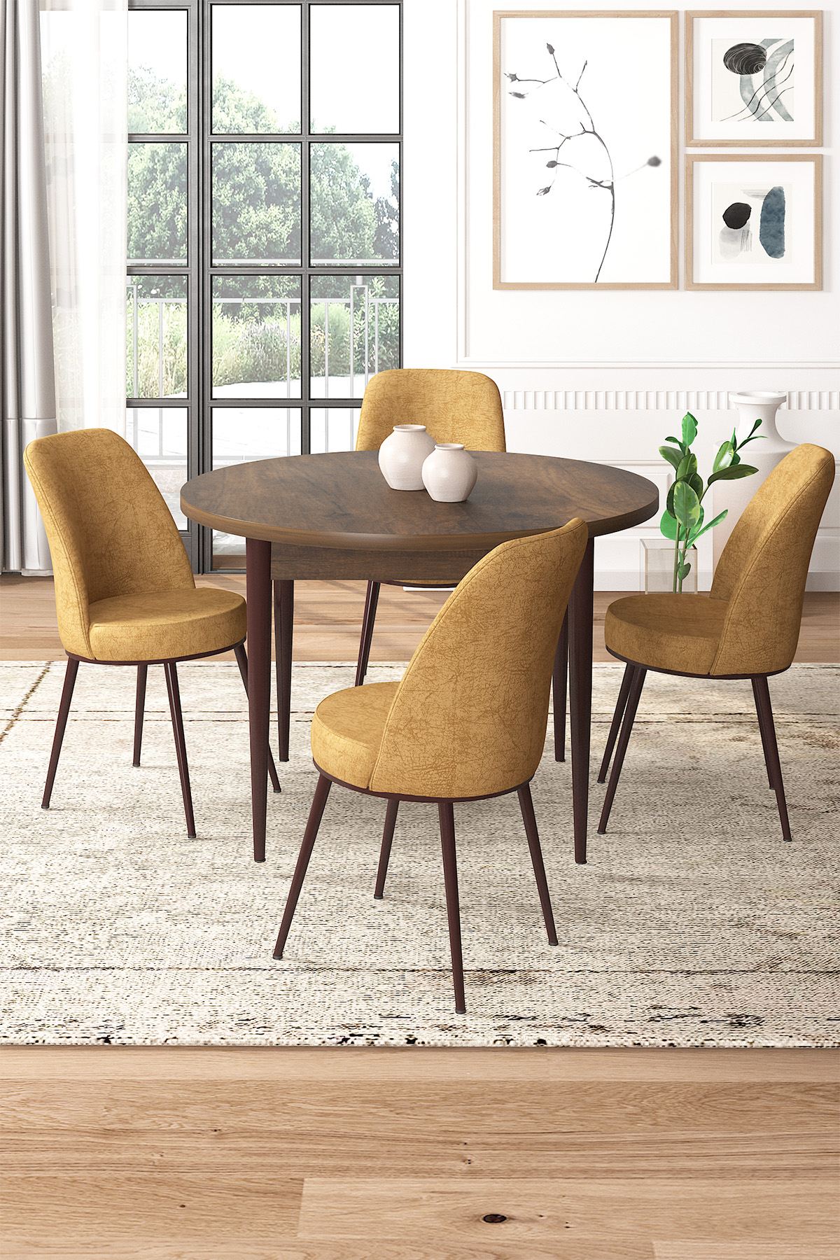 Dining room set Baroque and Cappuccino