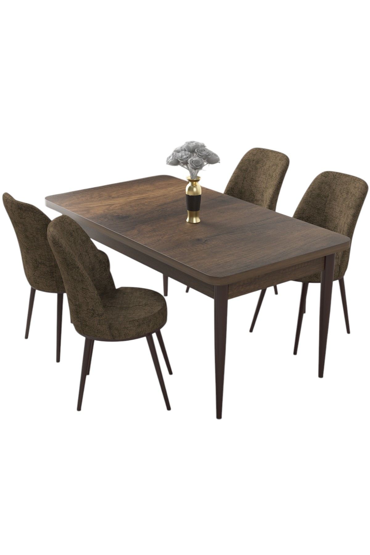 Nil Dining Room Set Baroque and Brown