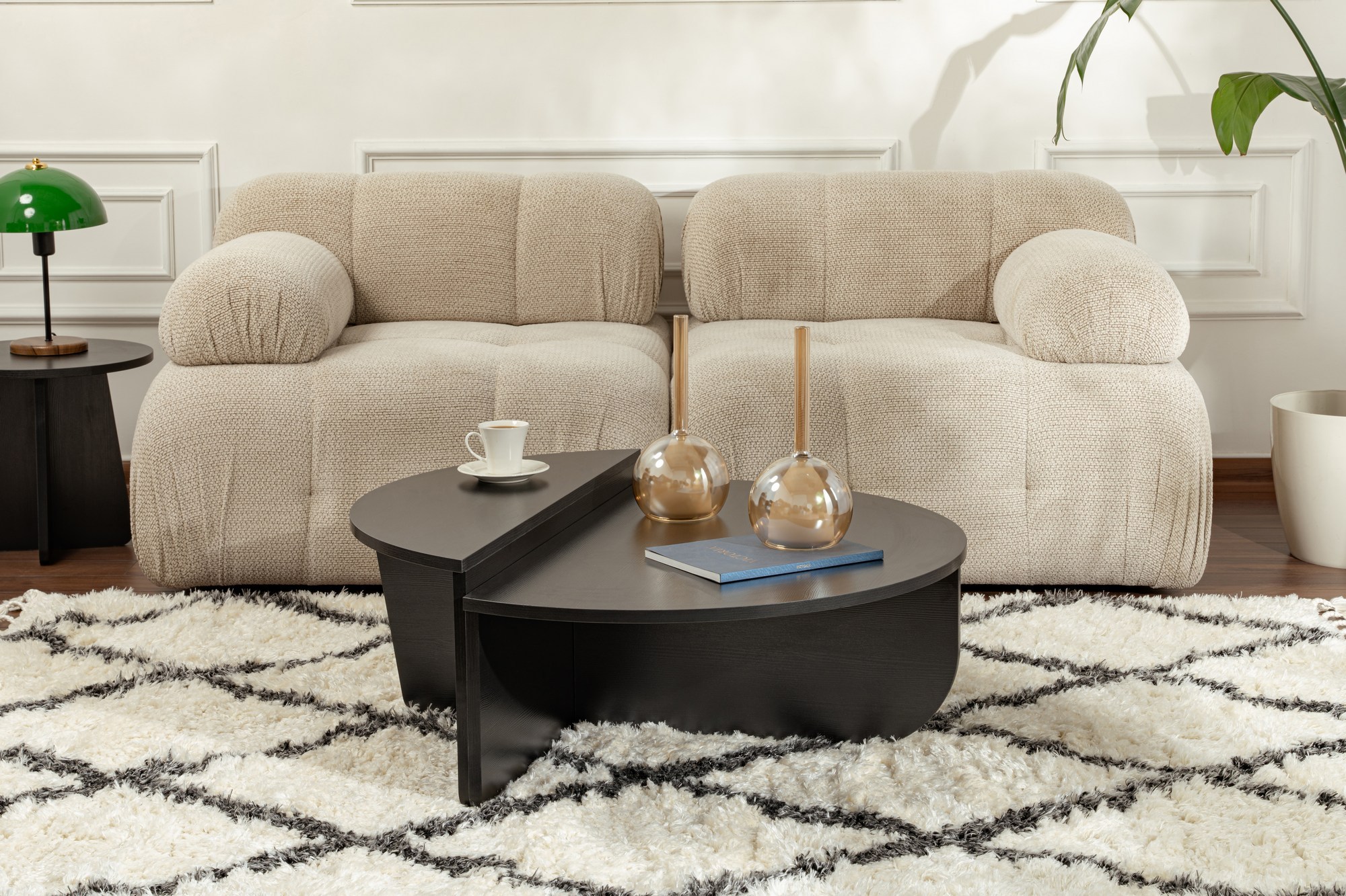 Orion Coffee Table Wood Black V2