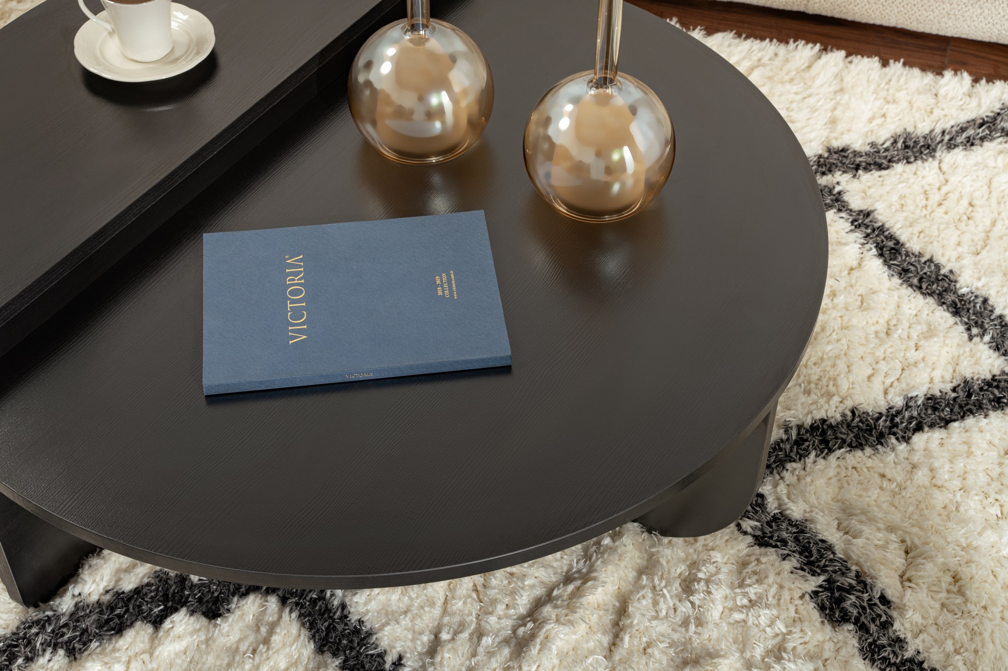 Orion Coffee Table Wood Black V2