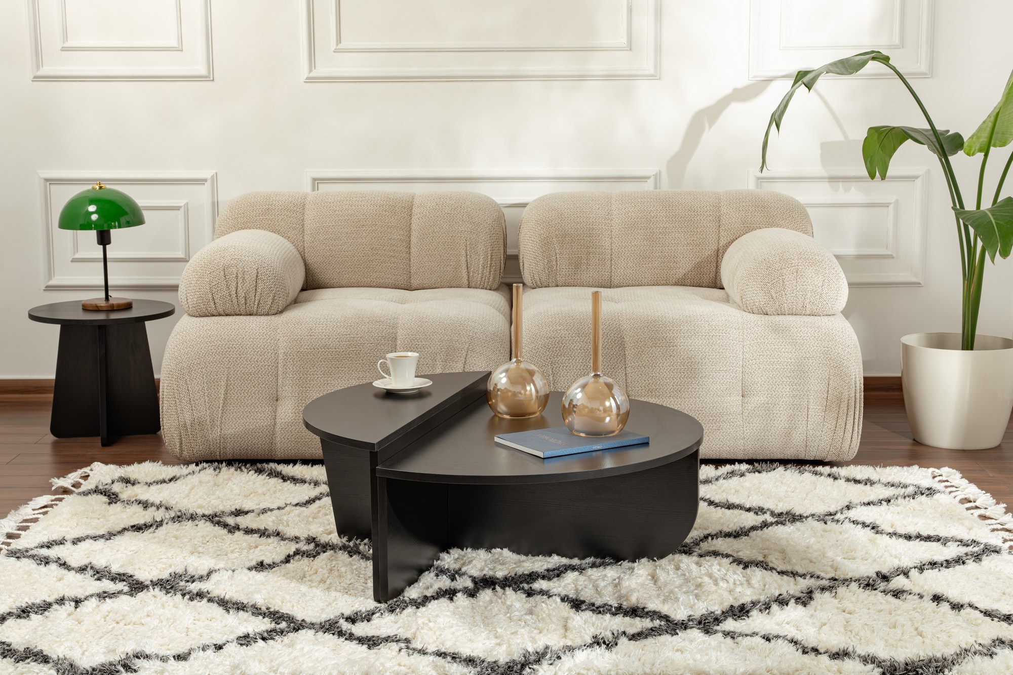 Orion Coffee Table Wood Black V2