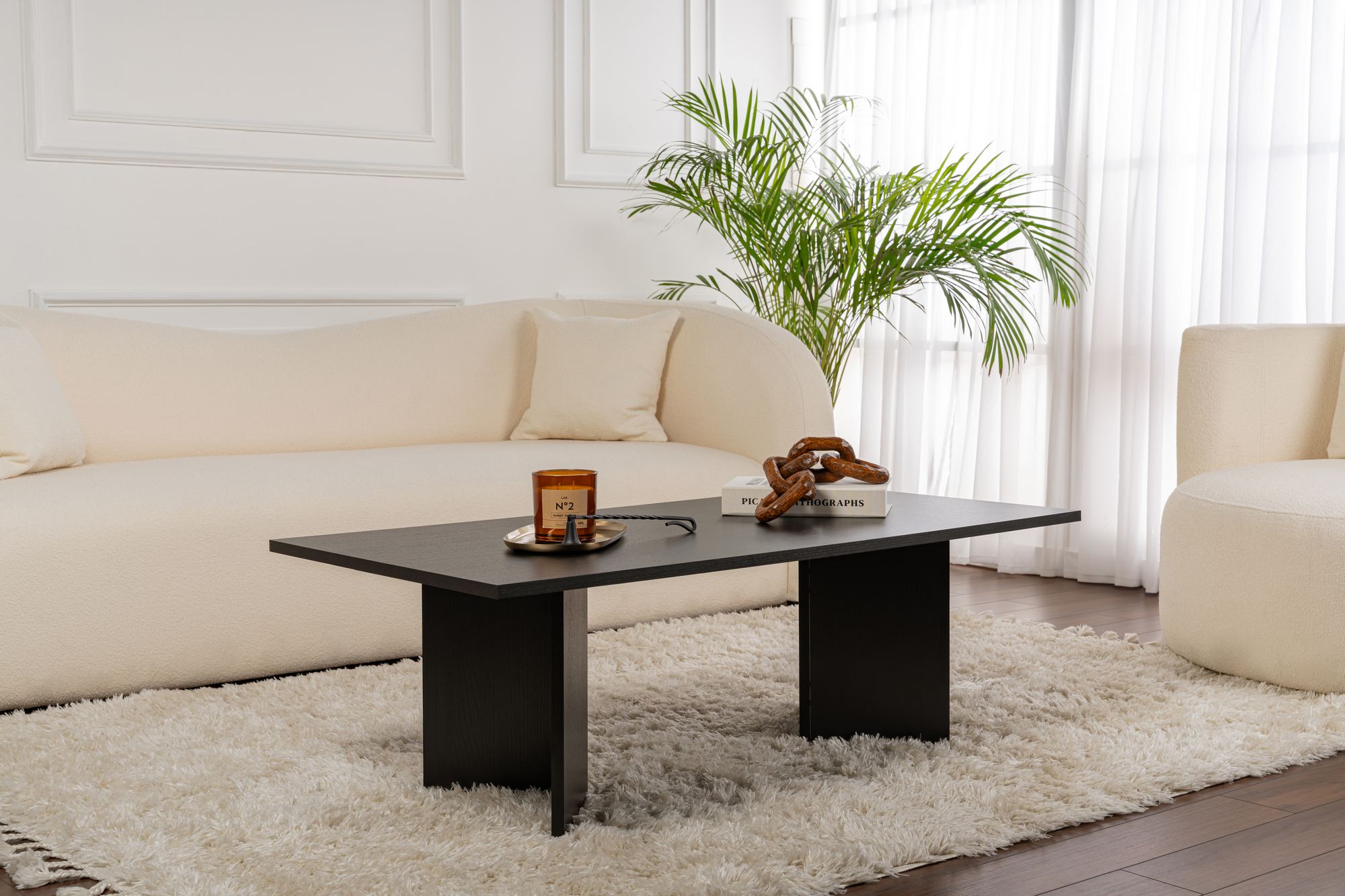 Sabin Coffee table VNT Wood black