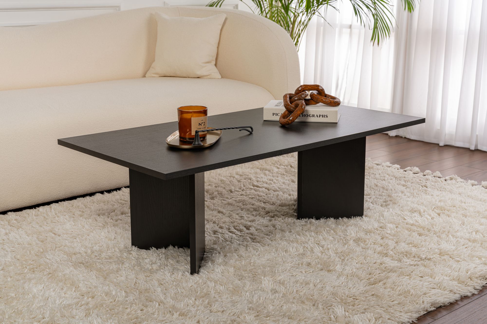 Sabin Couchtisch VNT Holzschwarz