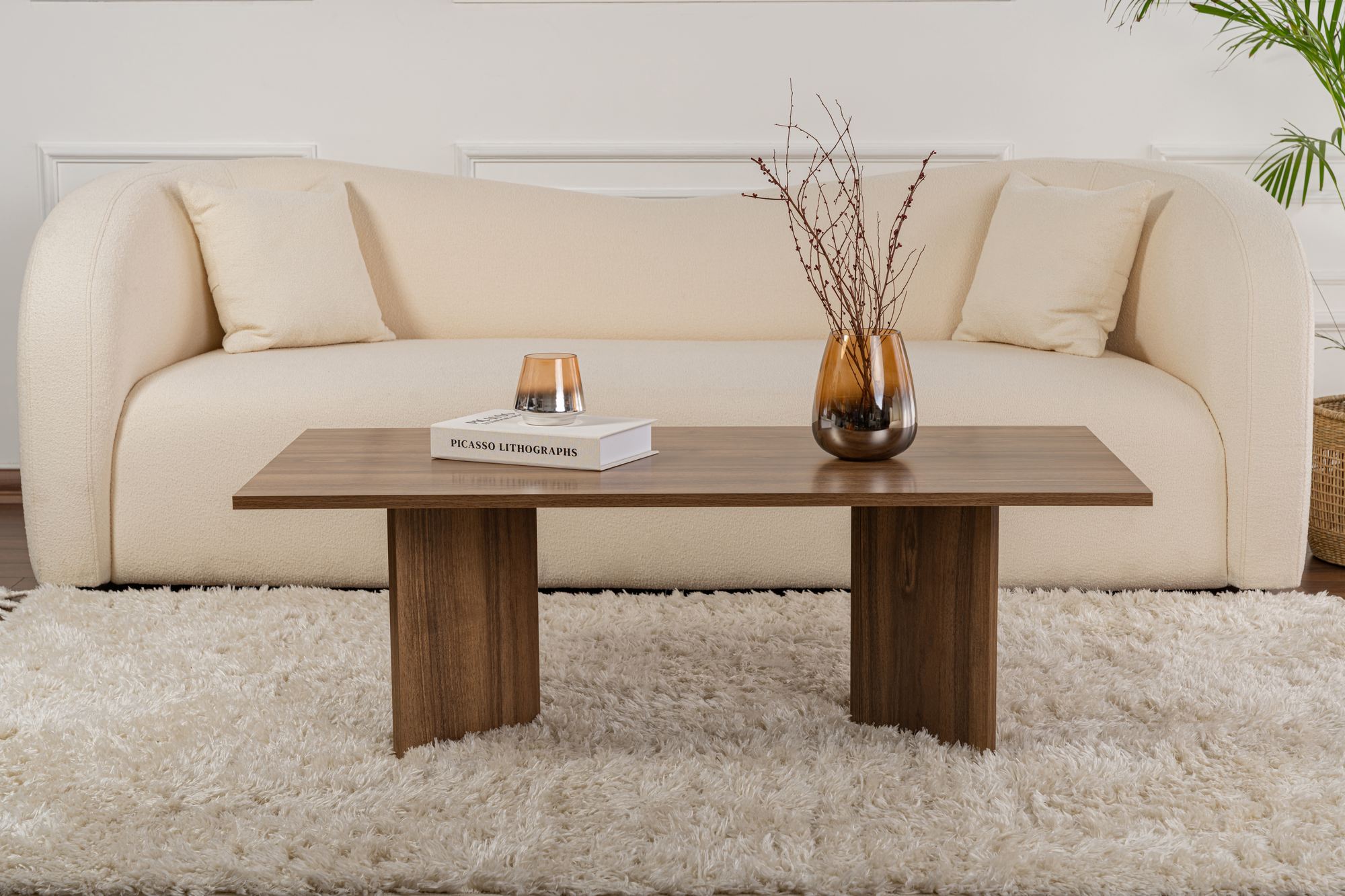 Sabin Couchtisch Walnuss