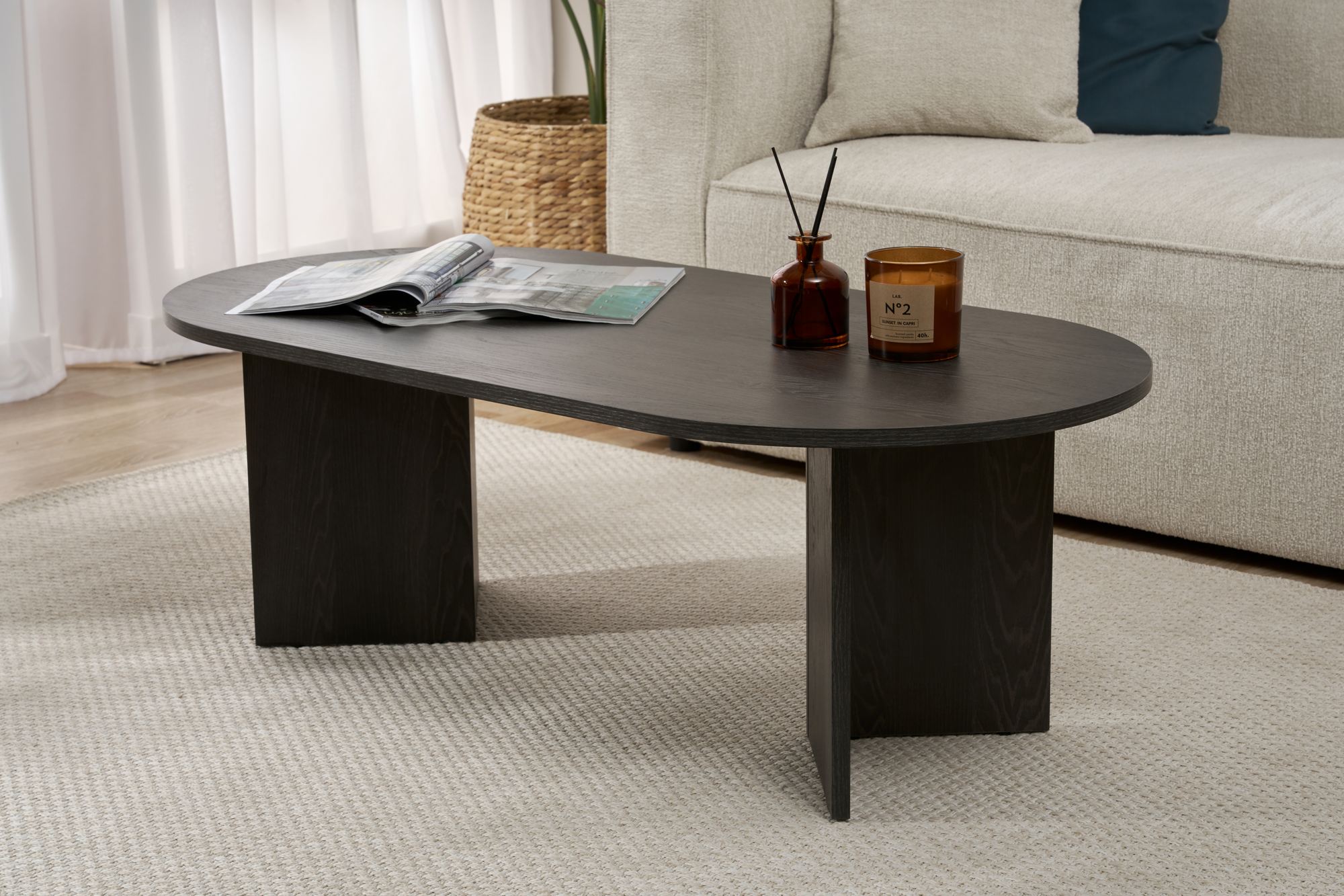 Sable Couchtisch VNT Lumiere Schwarz