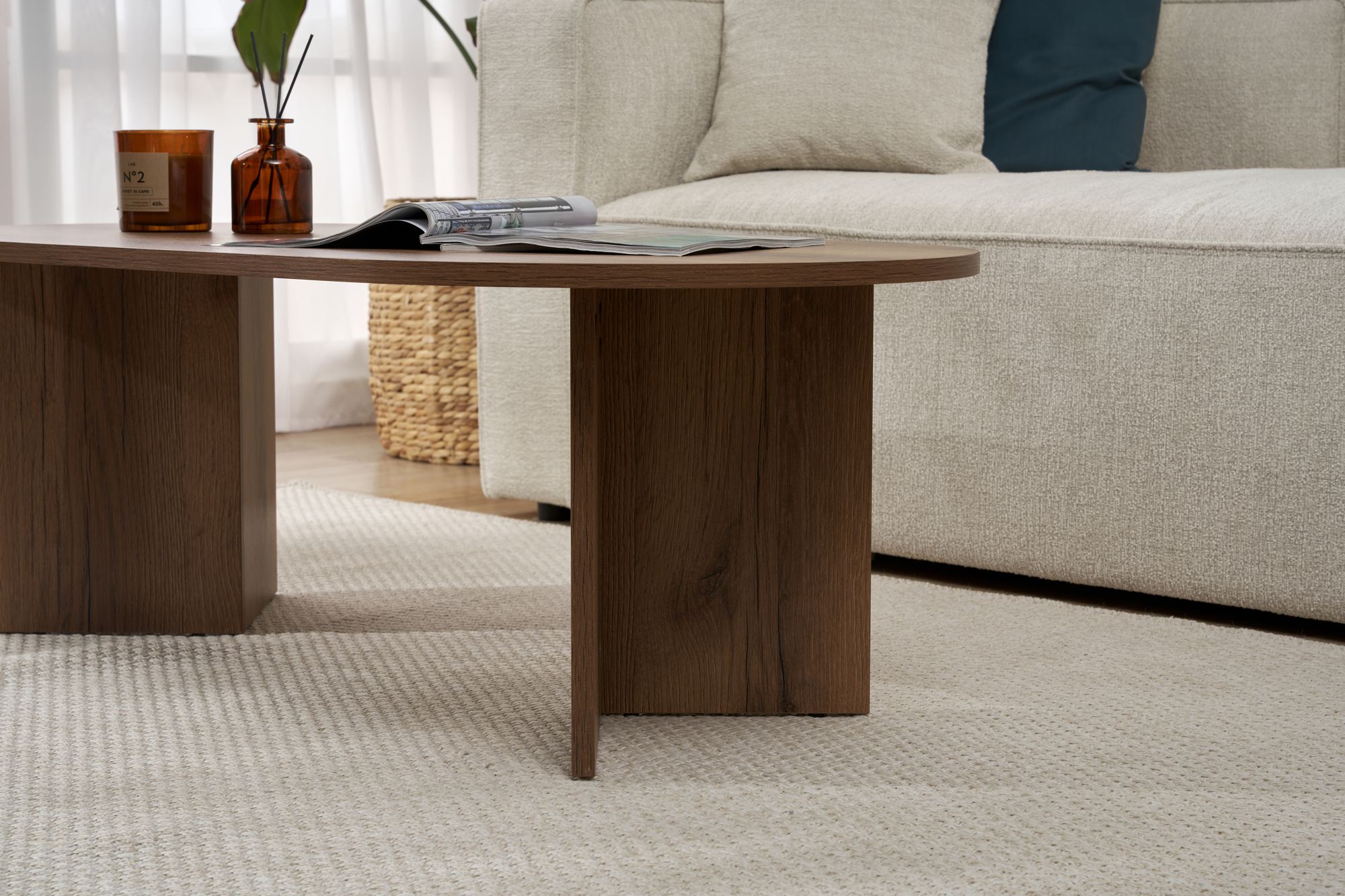 Sable Couchtisch VNT Walnuss