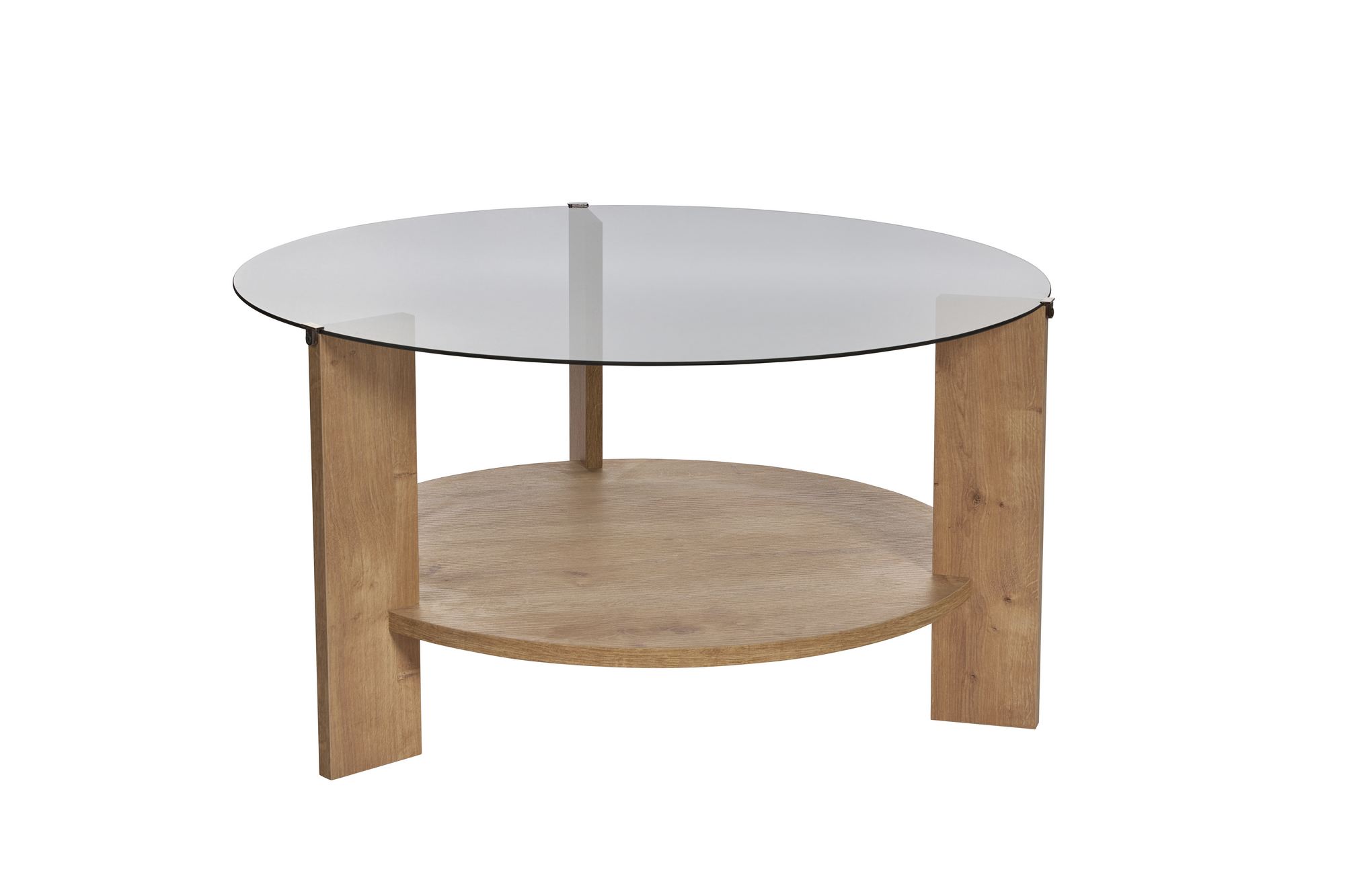 Clara Coffee table Sapphire Oak Smoke Ø75cm