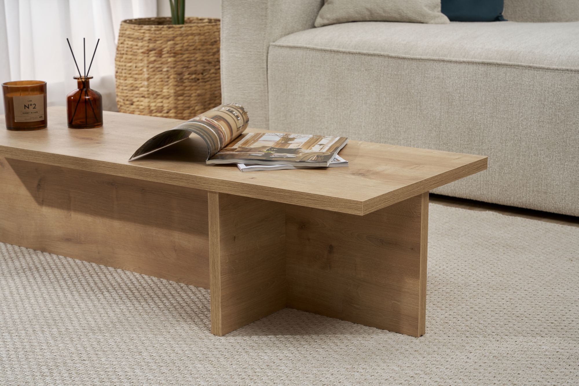 Harbor Couchtisch Saphir-Eiche