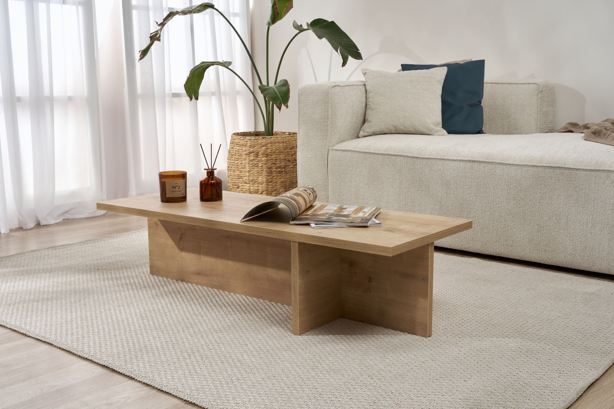 Harbor Couchtisch Saphir-Eiche