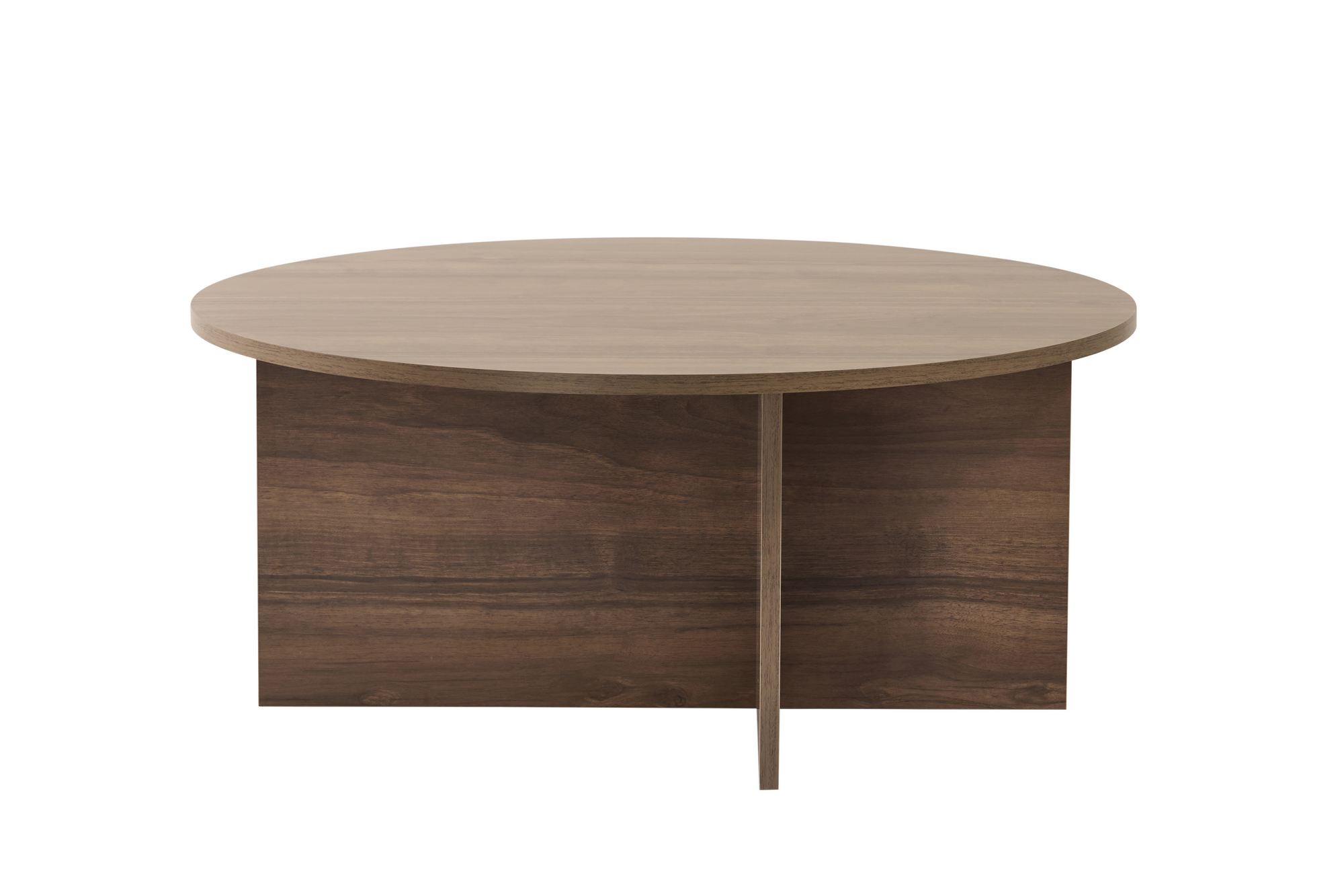 Soleil Coffee Table Walnut Ø90 cm