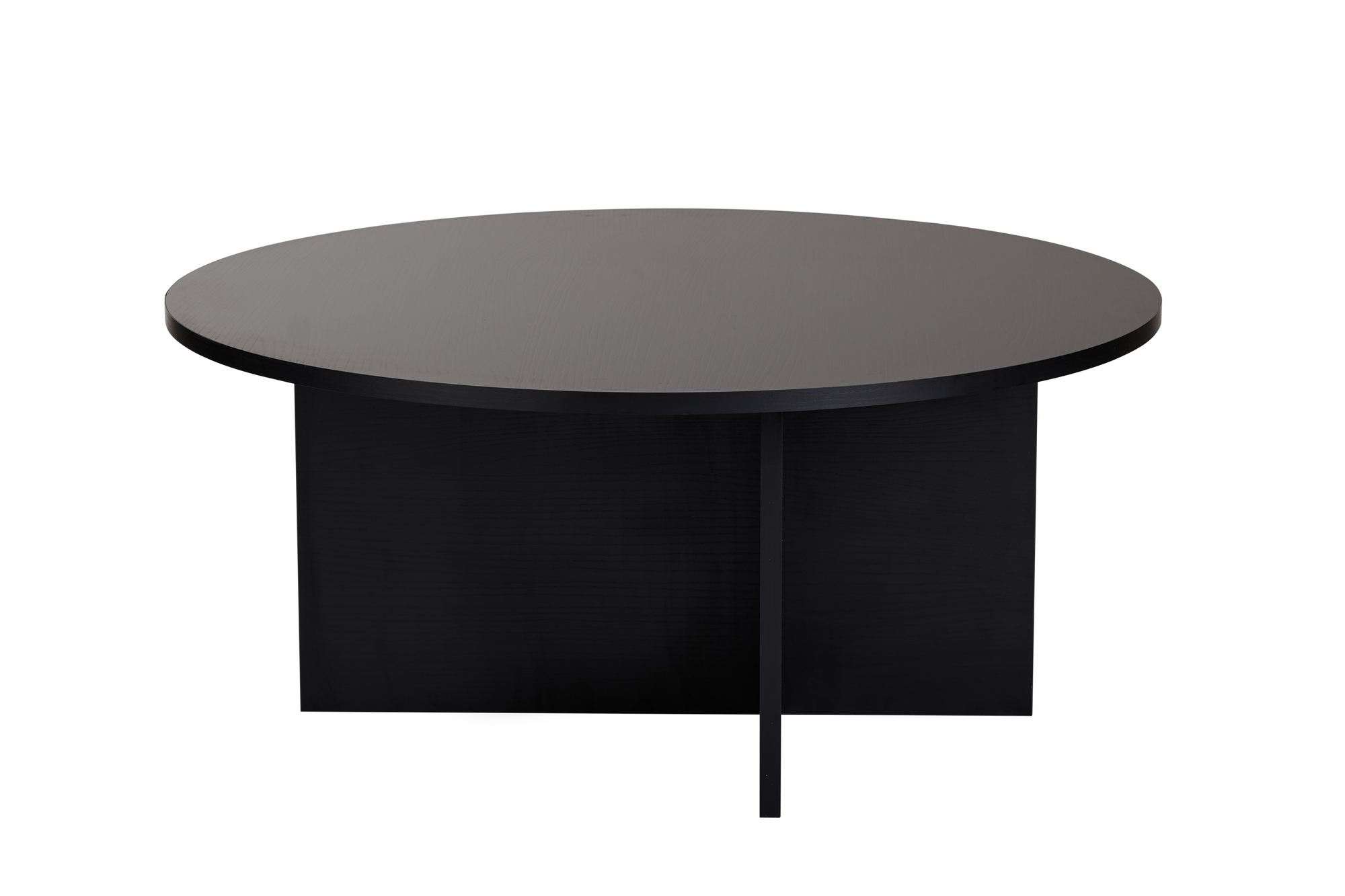 Soleil Coffee table woodblack Ø90 cm