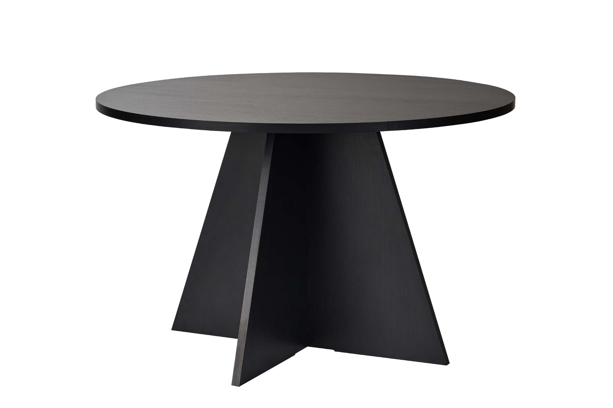 Virella Tavolo da pranzo legno nero Ø120 cm