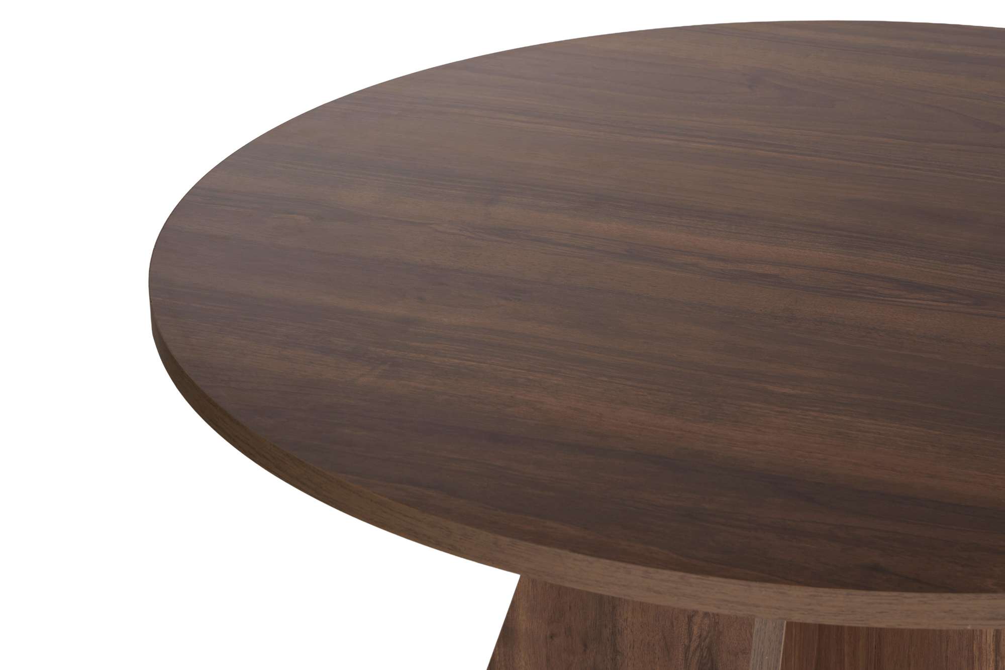 Virella Dining table Walnut Ø120 cm