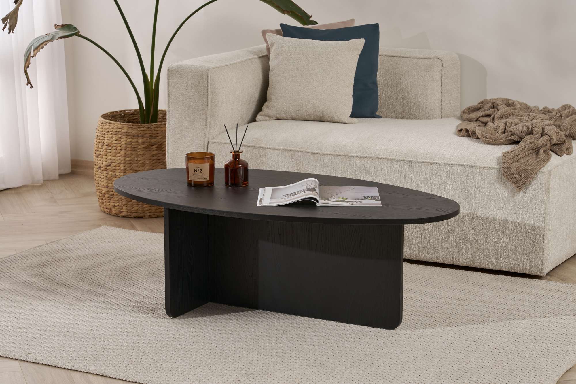Orba Couchtisch Holzschwarz