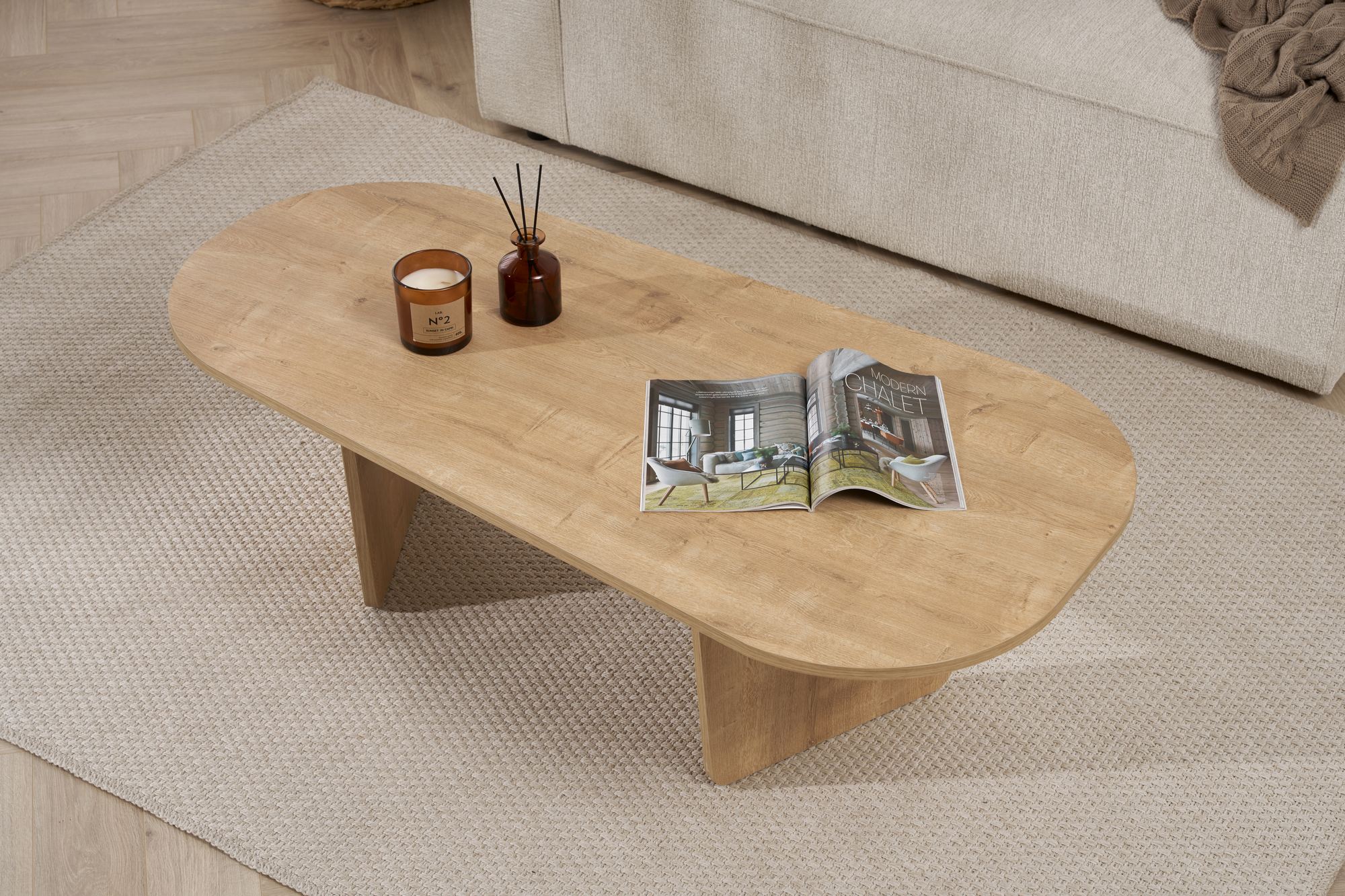 Ovalis Coffee Table Oak