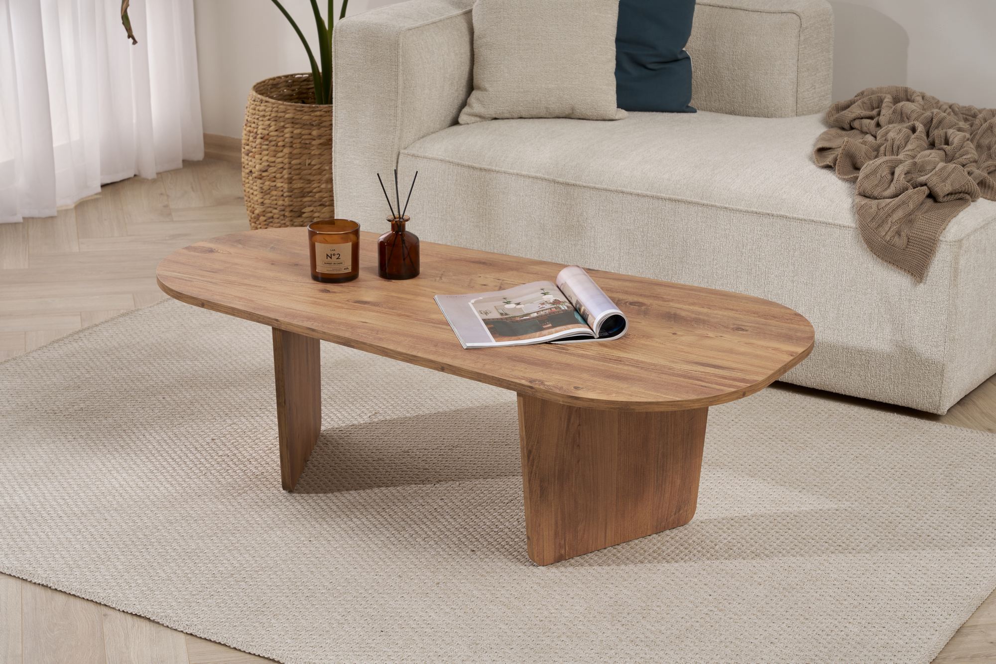 Ovalis Coffee Table Atlantic Pine